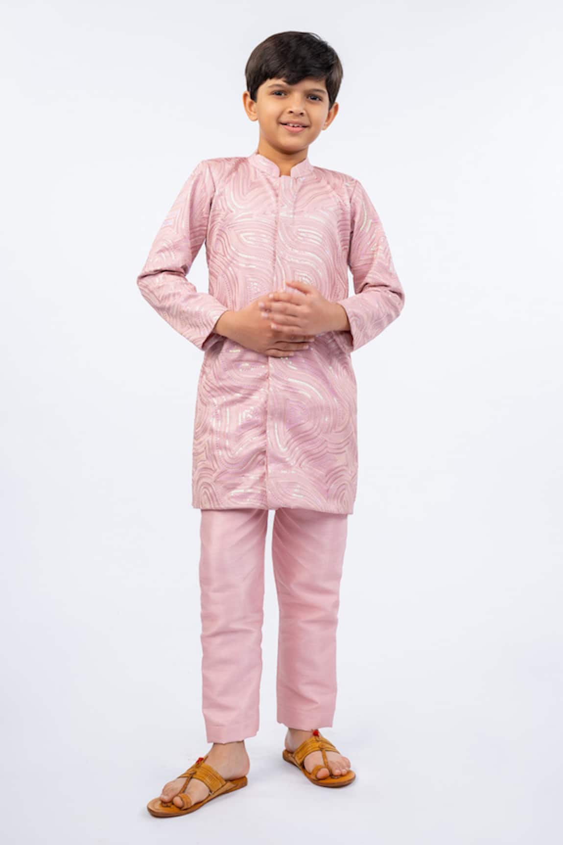 JILMIL DREAMWEAR Petal Pink Kurta Set 