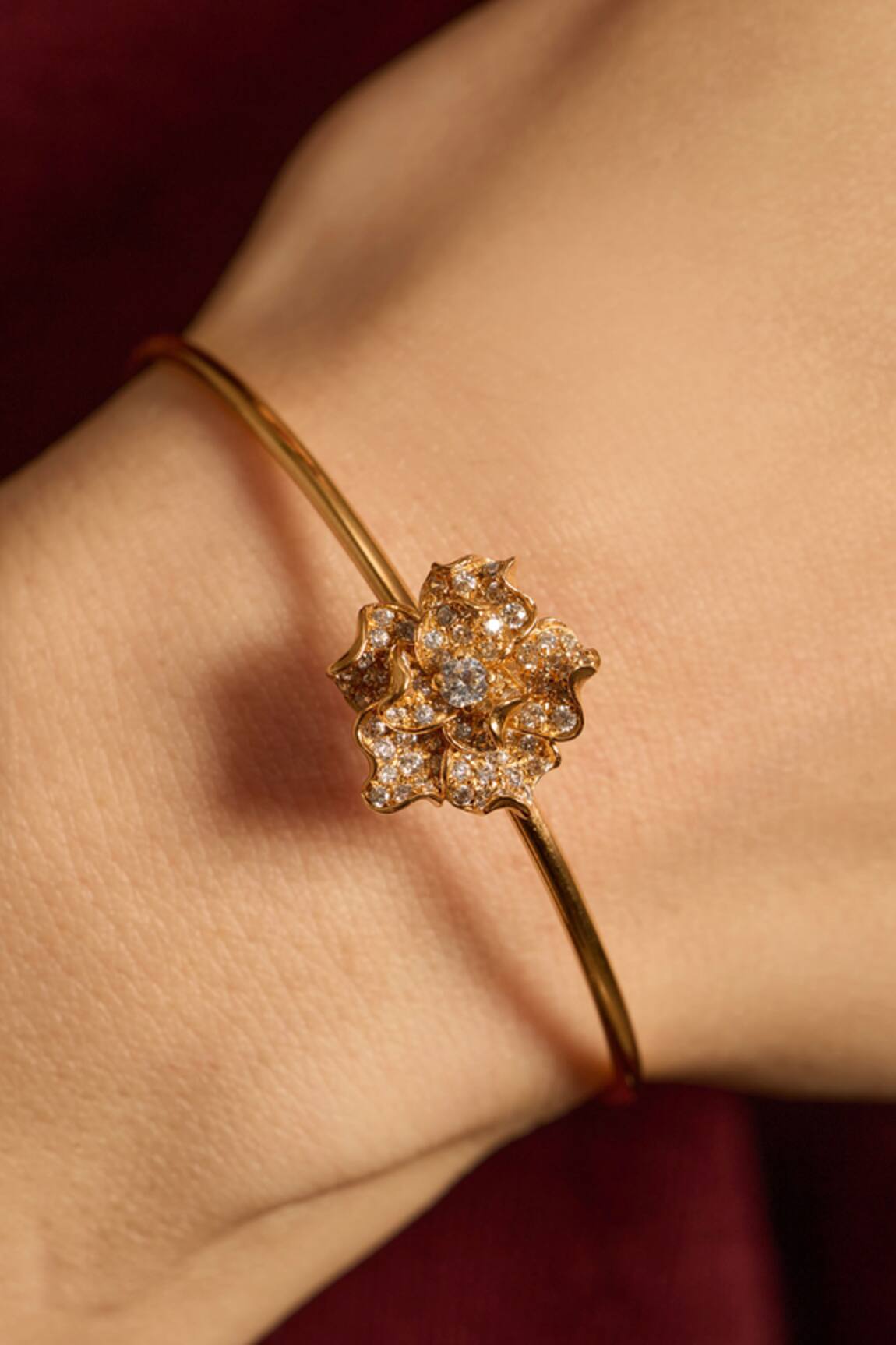 Opalina Soulful Jewellery Rosie 22k Gold Plated Bracelet