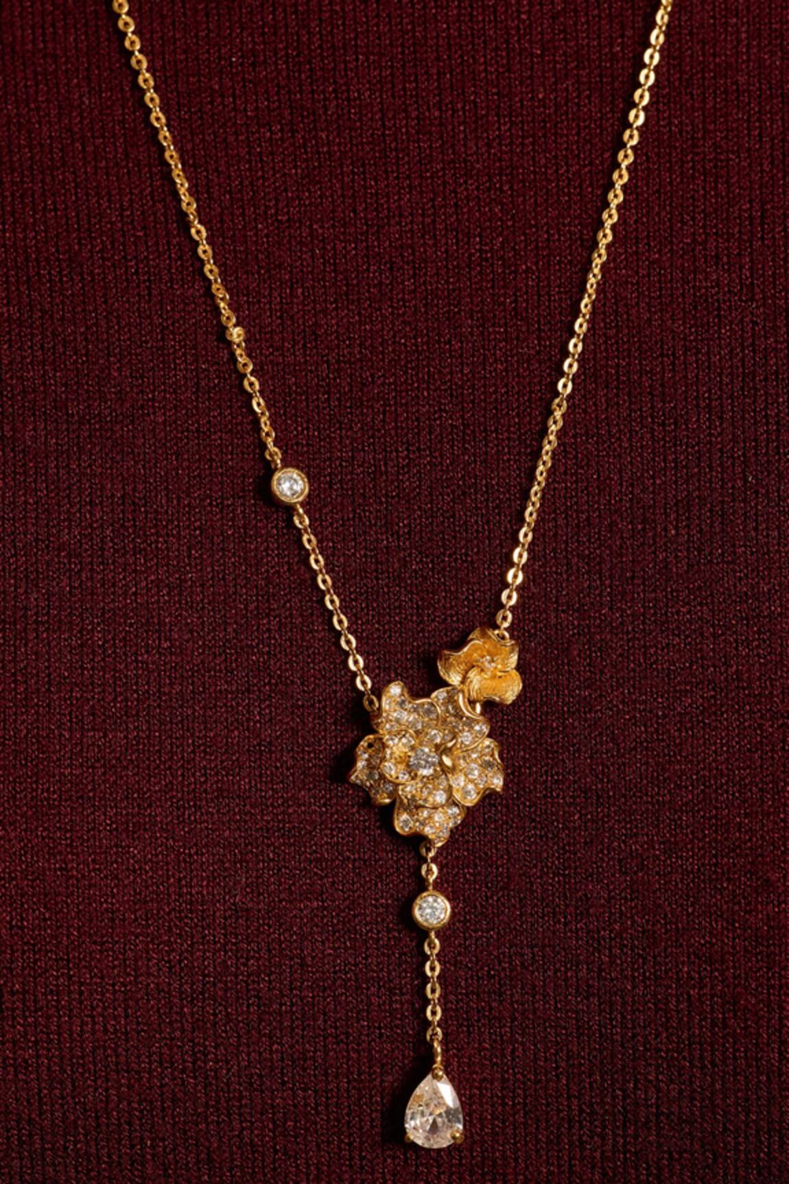 Opalina Soulful Jewellery Fiorenza Gold Plated Necklace 