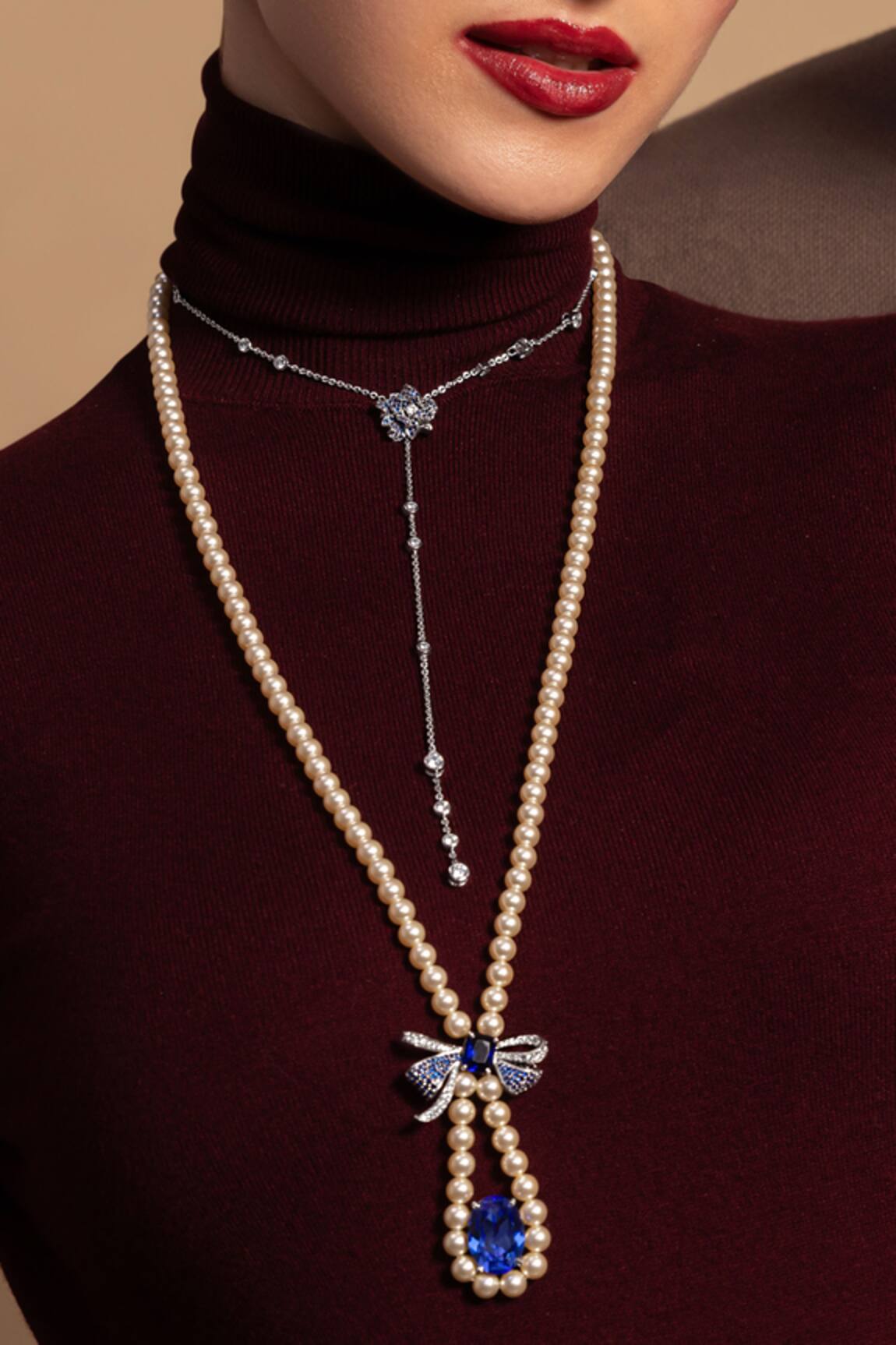 Opalina Soulful Jewellery Ribbon Luxe Necklace 