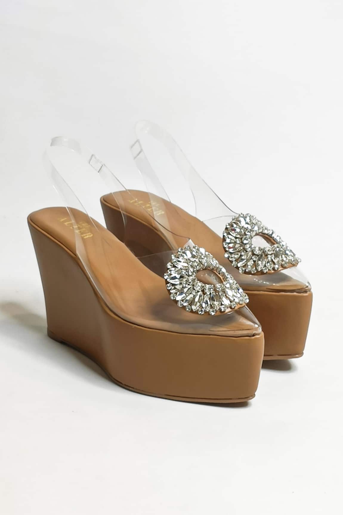 THE ALTER Julia Embellished Wedges 