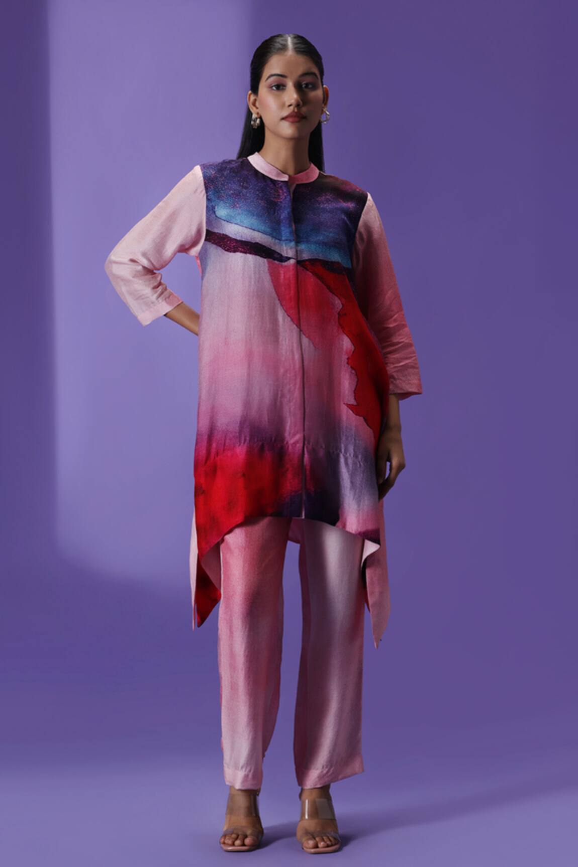 LABEL RADINI Ethereal Hues Printed Kurta Set 