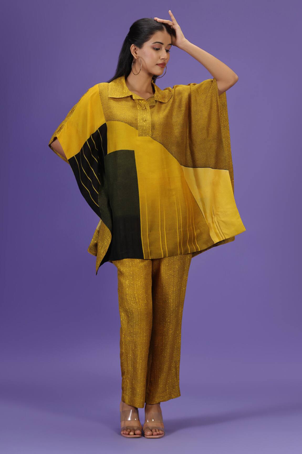 LABEL RADINI Mirage Kaftan & Pant Set 