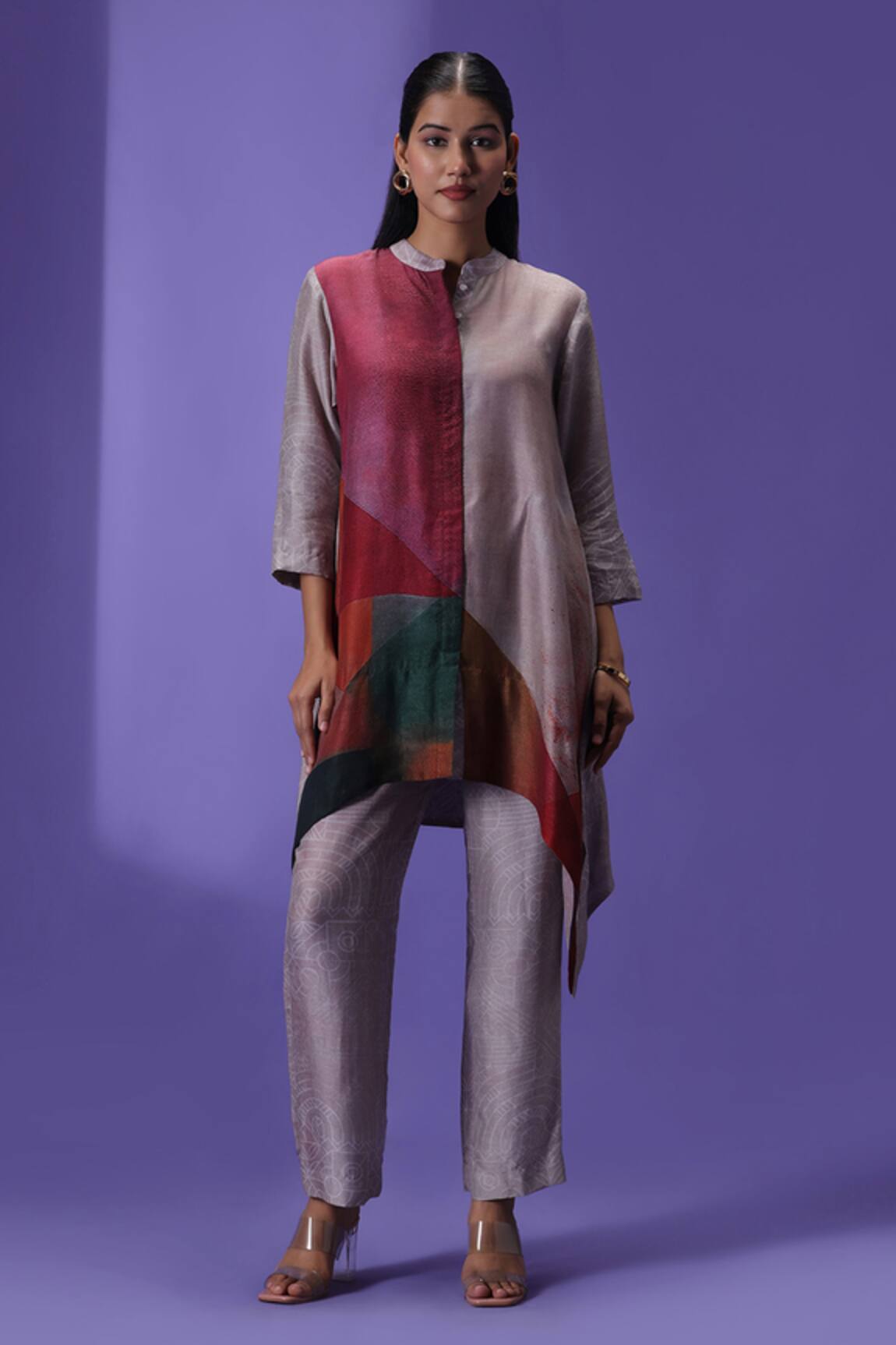 LABEL RADINI Aurora Haze Printed Kurta Set 