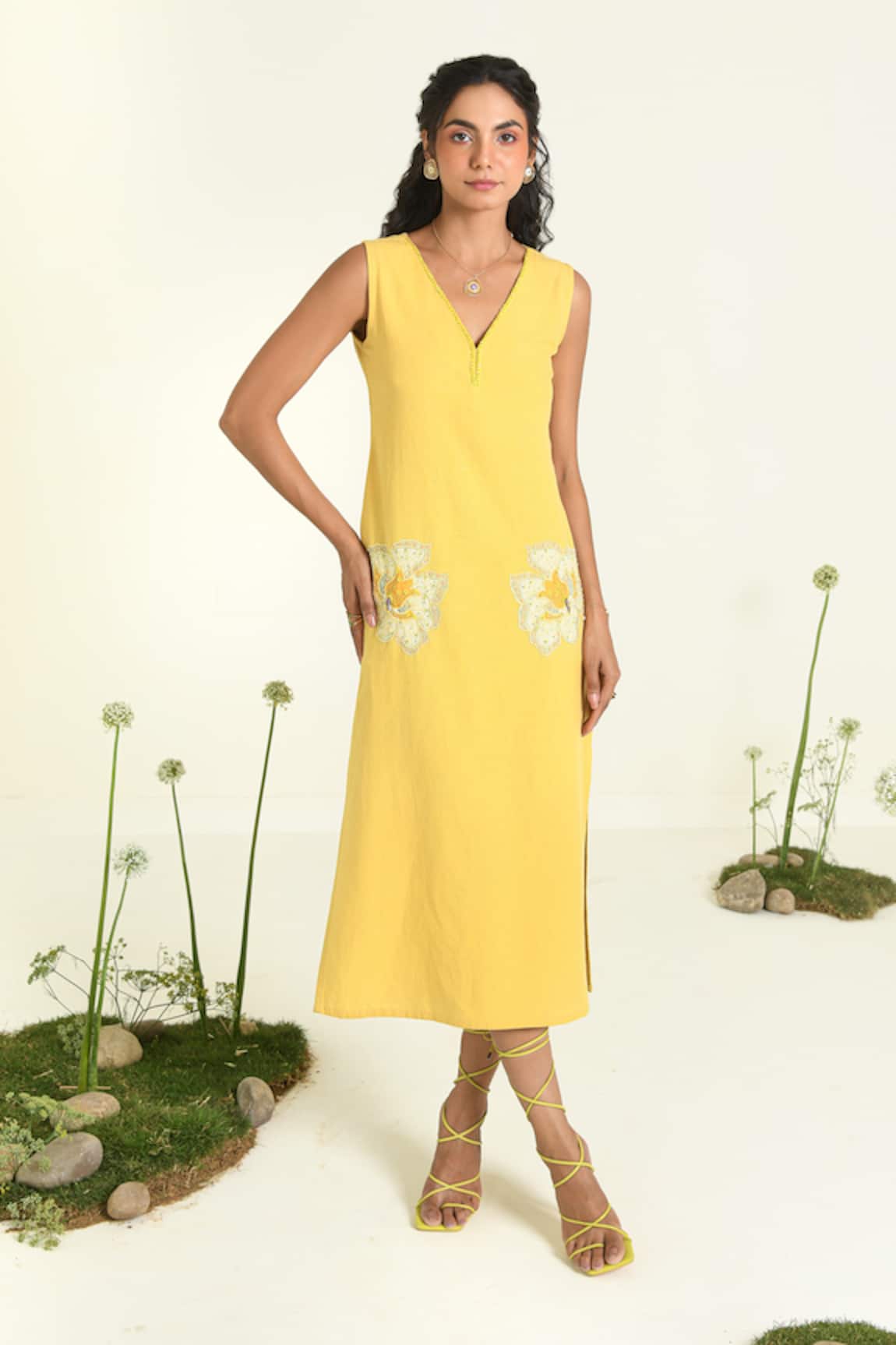 Baise Gaba Sunshine Midi Dress 