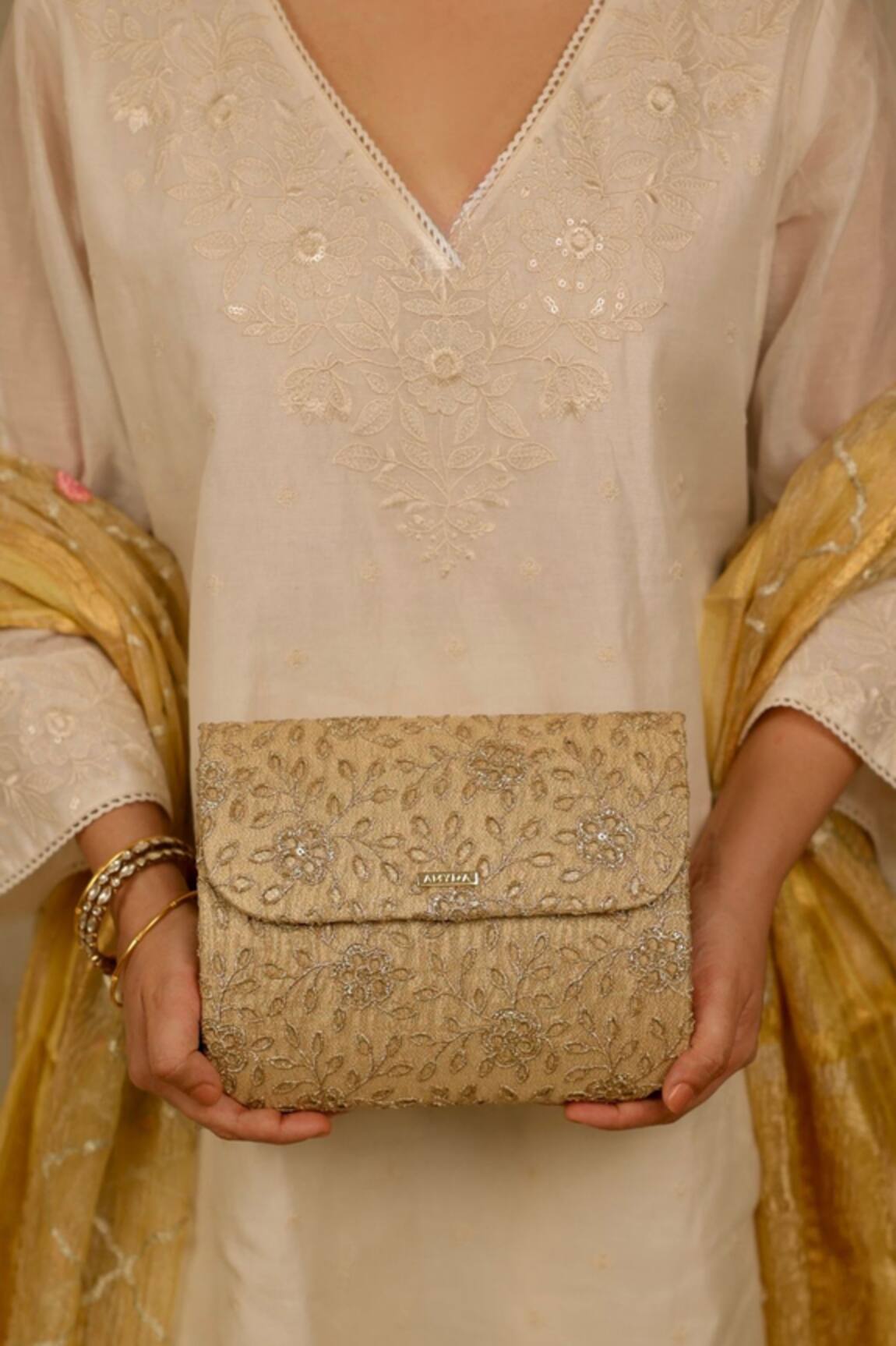 AMYRA Tarang Flapover Clutch Bag 