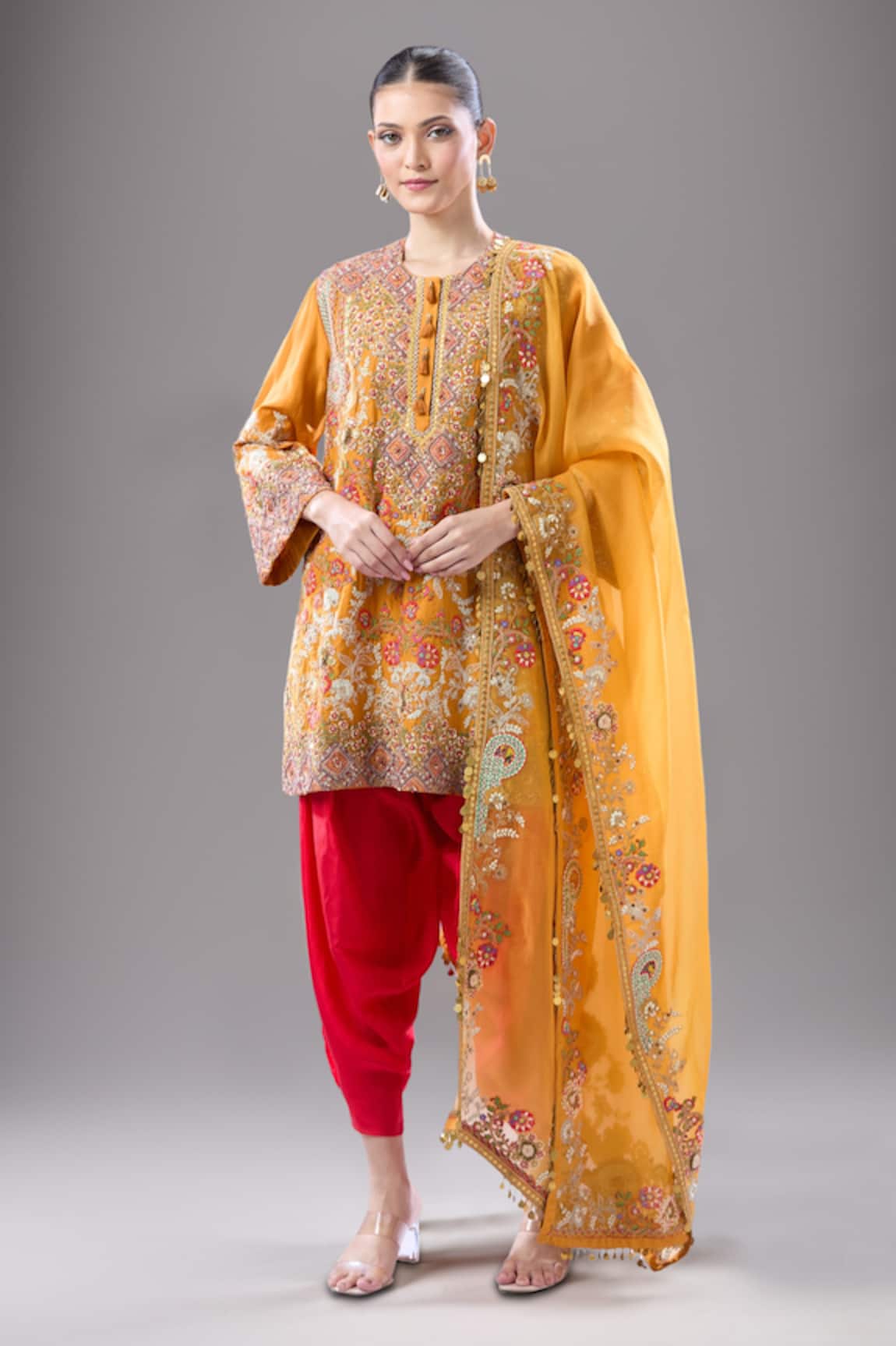 Debyani + Co Jaal Embroidered Kurta Salwar Set 