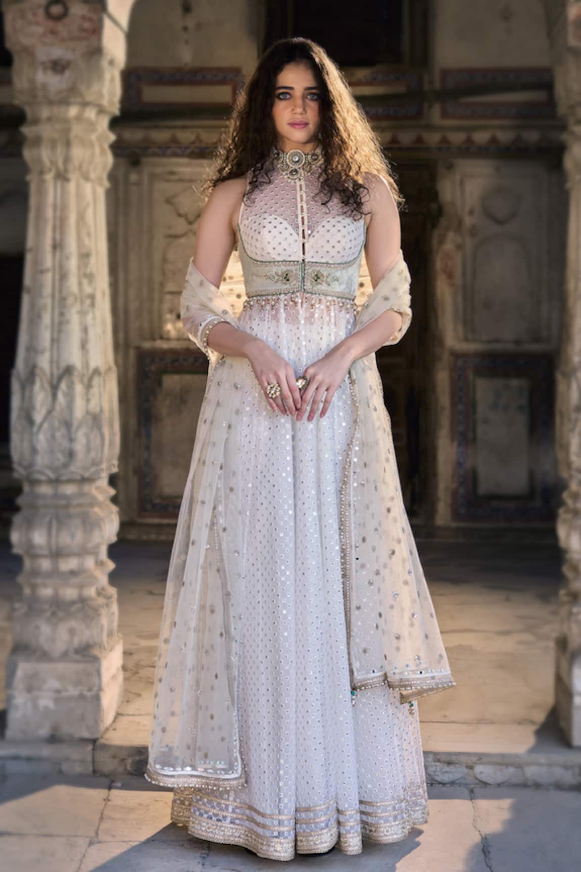 Cedar & Pine Designer Anarkali Set 