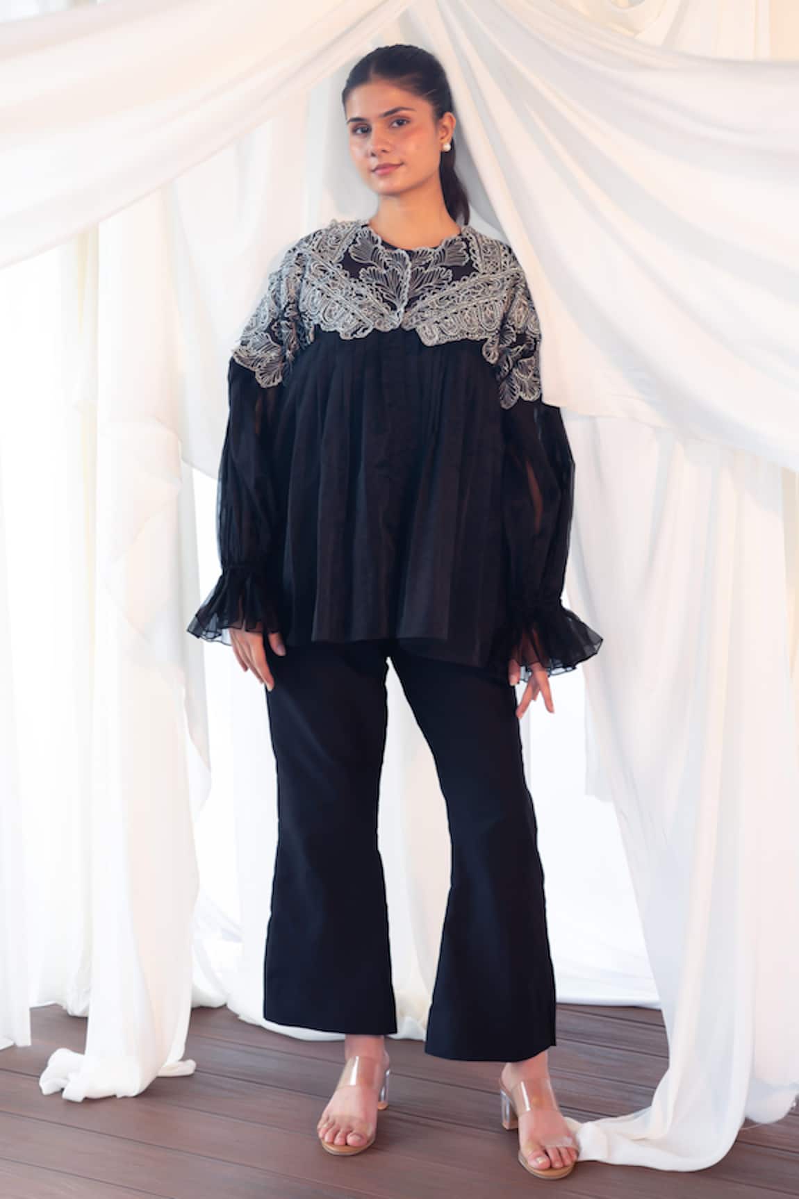 Aanchal Vijaywargi Grace Embroidered Shirt  