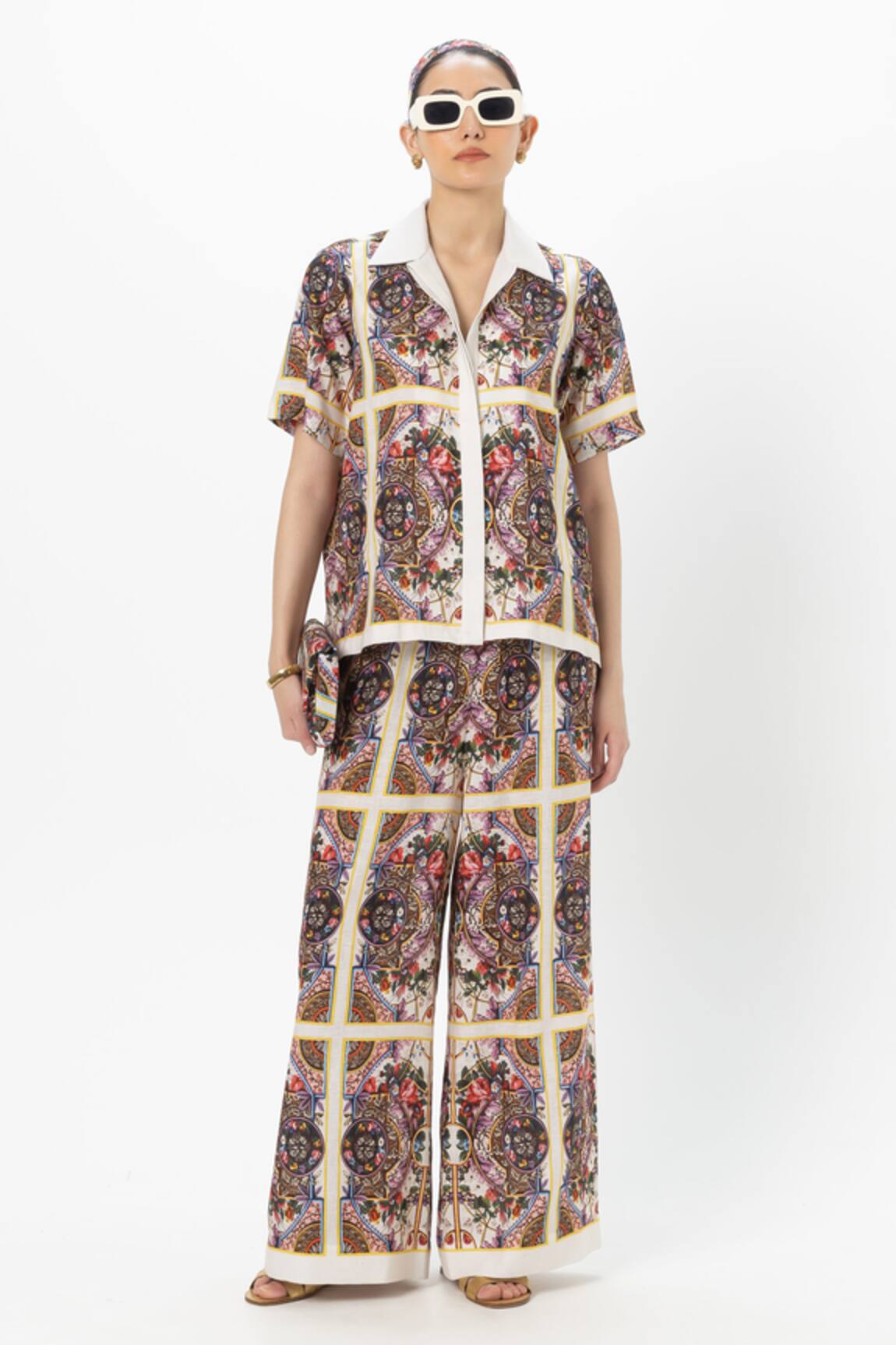 Sobariko Multicolor Rococo Co-ord Set 