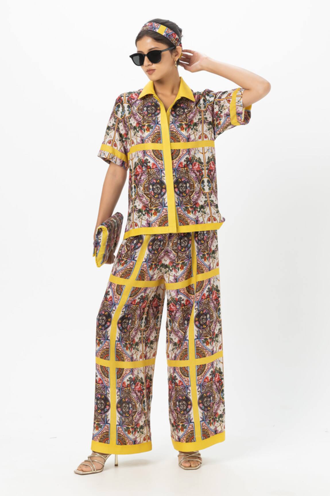 Sobariko Rococo Yellow Co-ord Set 