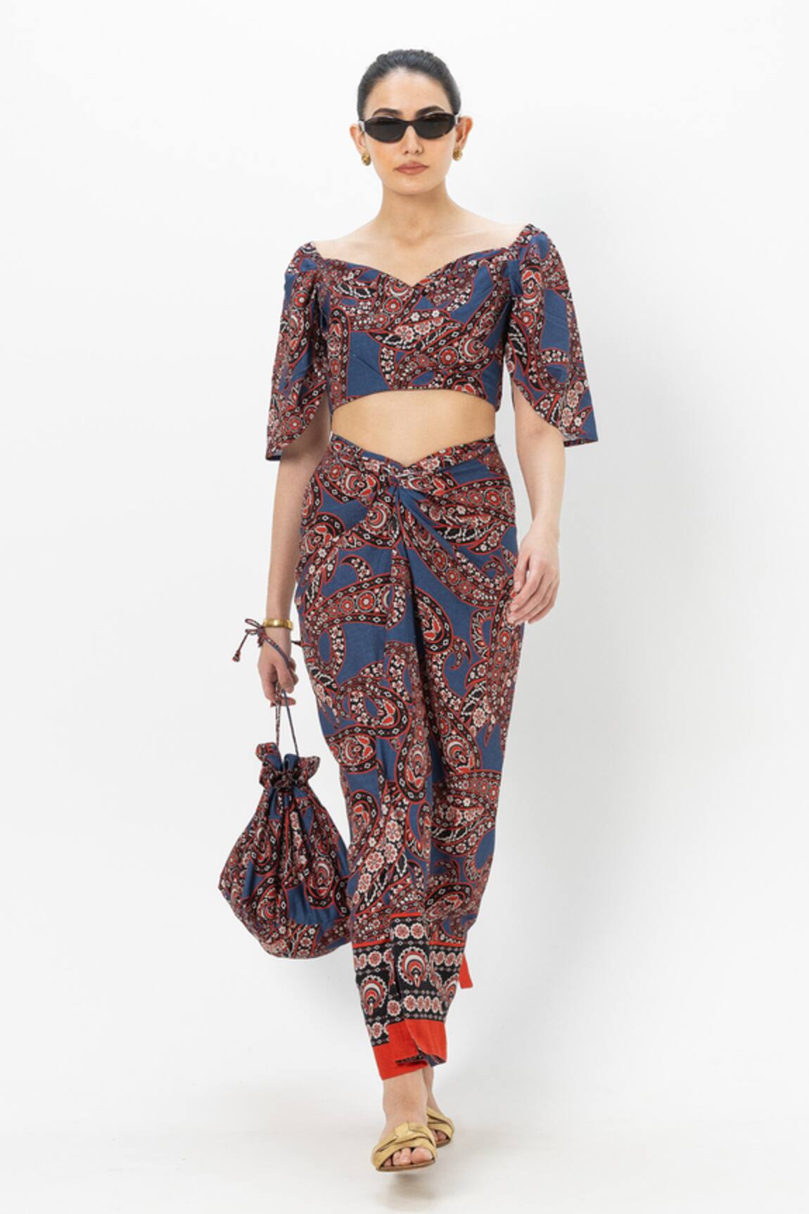 Sobariko Deniz Tulip Skirt Set 