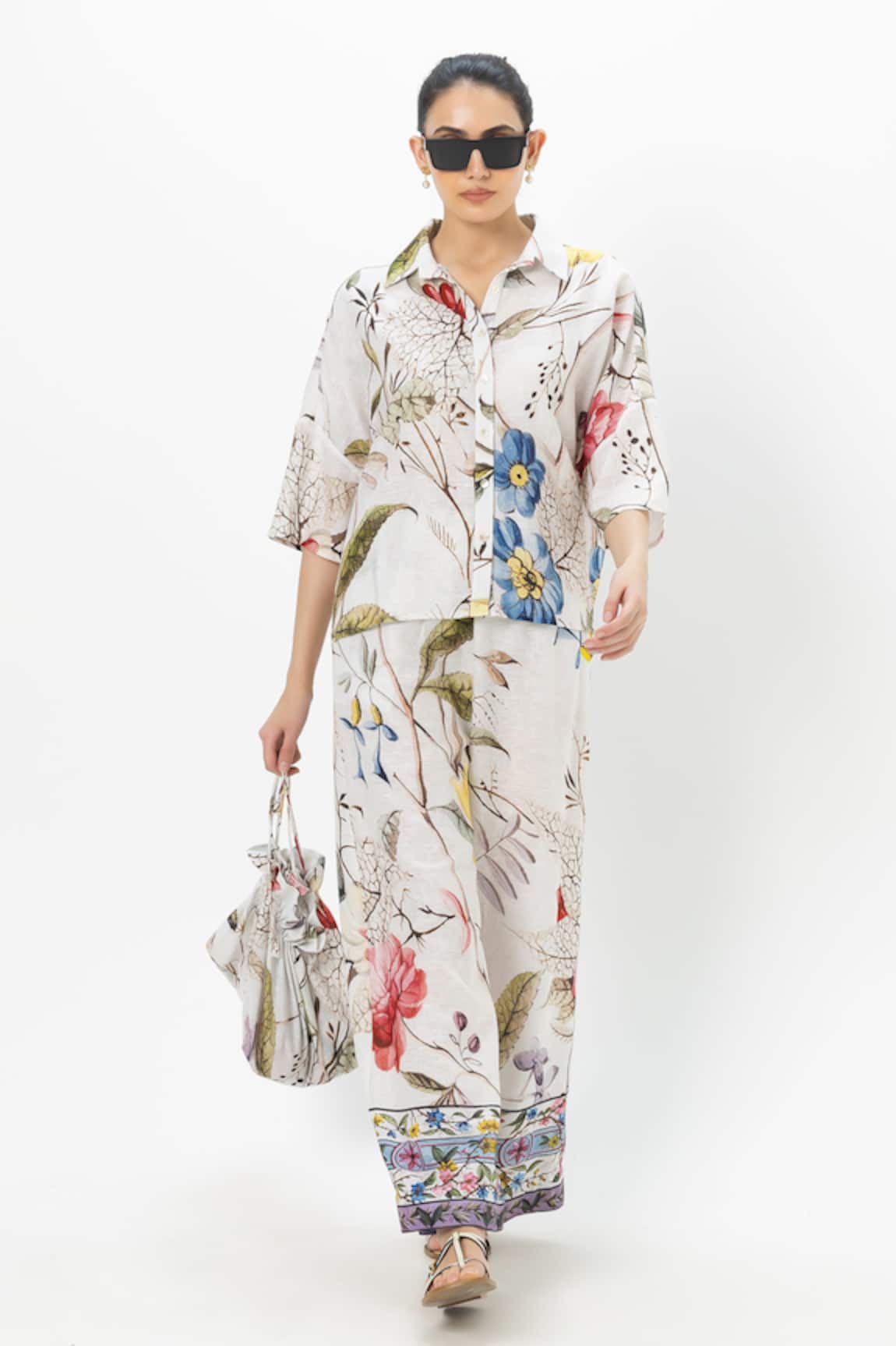 Sobariko Floral Print Alicia Co-ord Set 