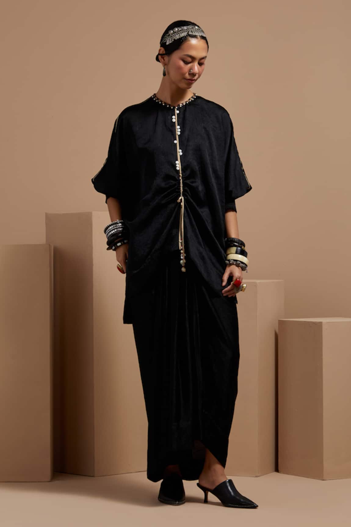 Aseem Kapoor Kuru Trapeze Kurta Set