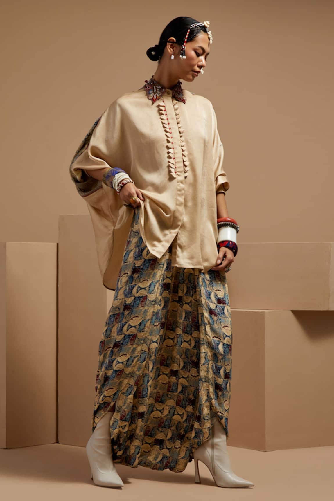ASEEM KAPOOR Mandala Fusion Shirt Set 