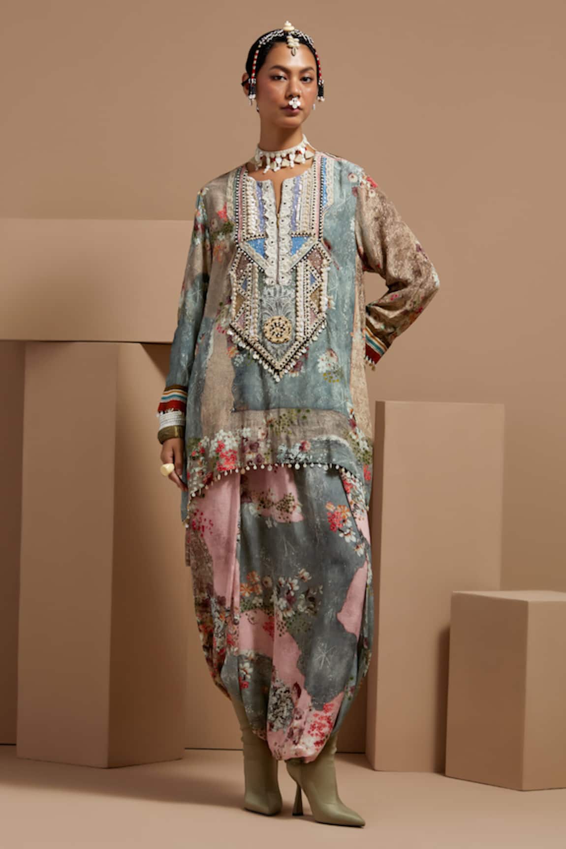 ASEEM KAPOOR Mitra Short Kurta Set 