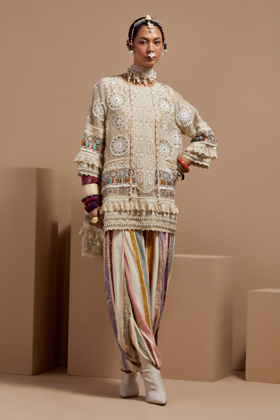 ASEEM KAPOOR Mitra Short Kurta Set 