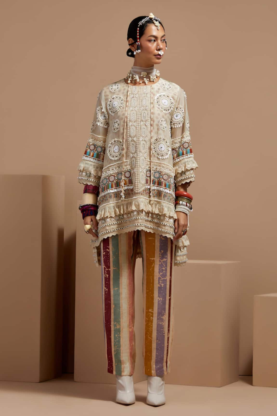 ASEEM KAPOOR Mitra Short Kurta Set 