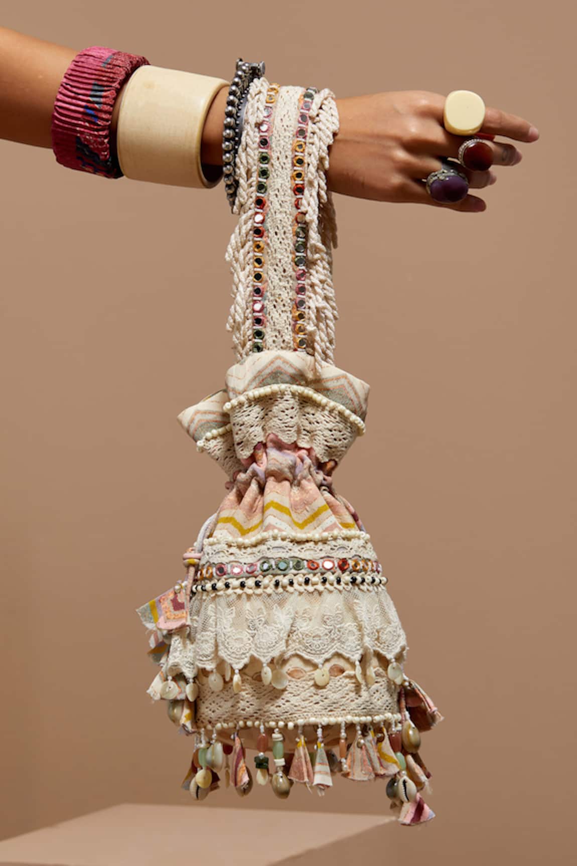ASEEM KAPOOR Embroidered Multi Potli Bag 