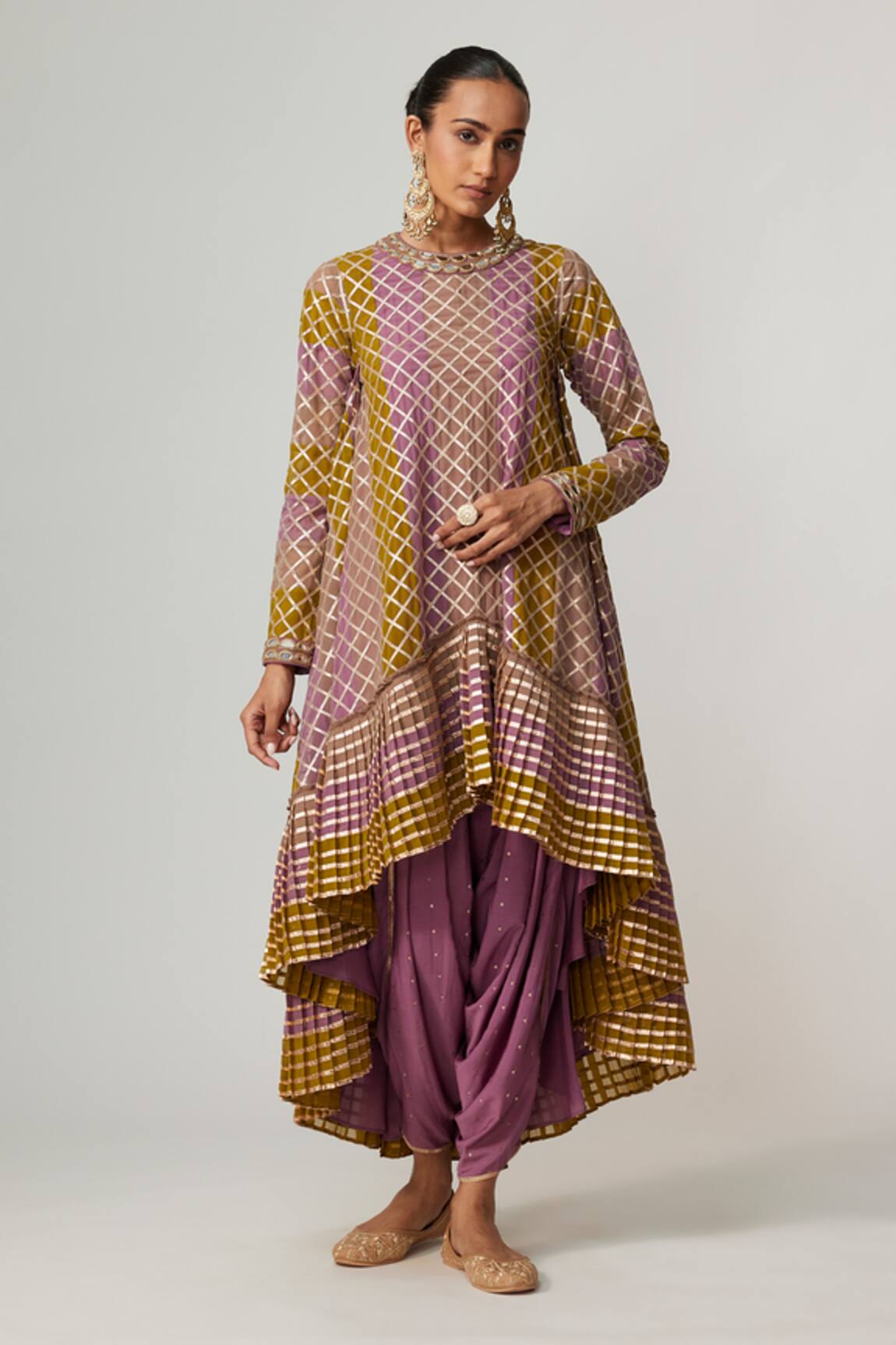 Vvani by Vani Vats Multicolor Dhoti Kurta Set 