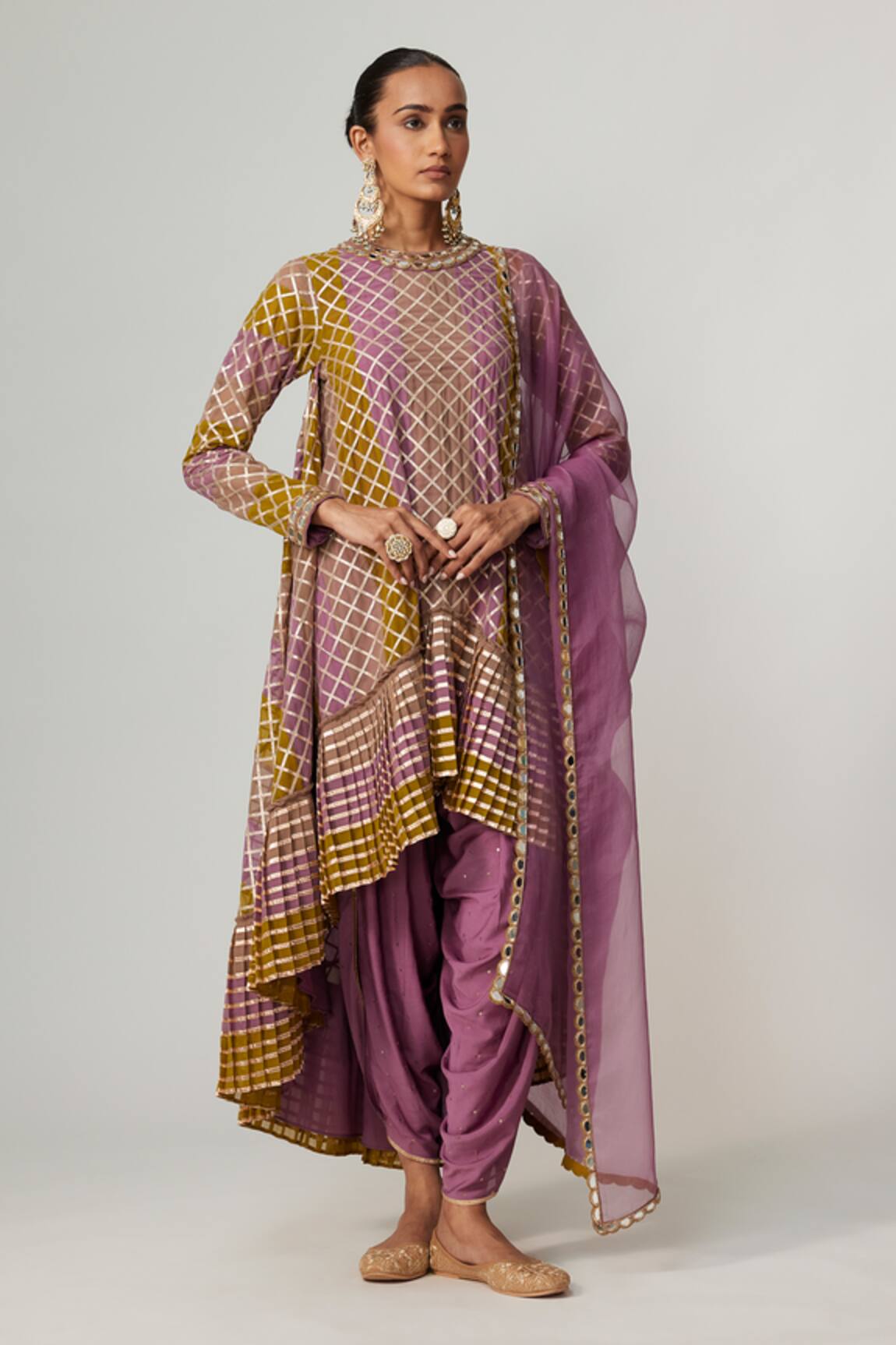 Vvani by Vani Vats Multicolor Dhoti Kurta Set 