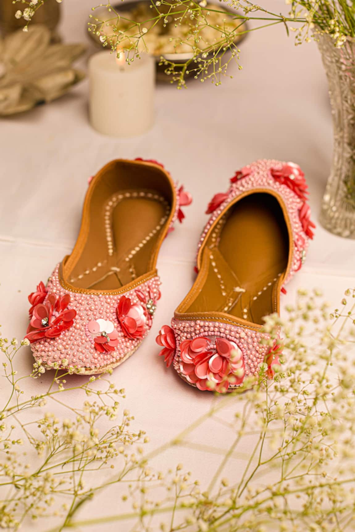 5elements Designer Snowdrop Pink Jutti 