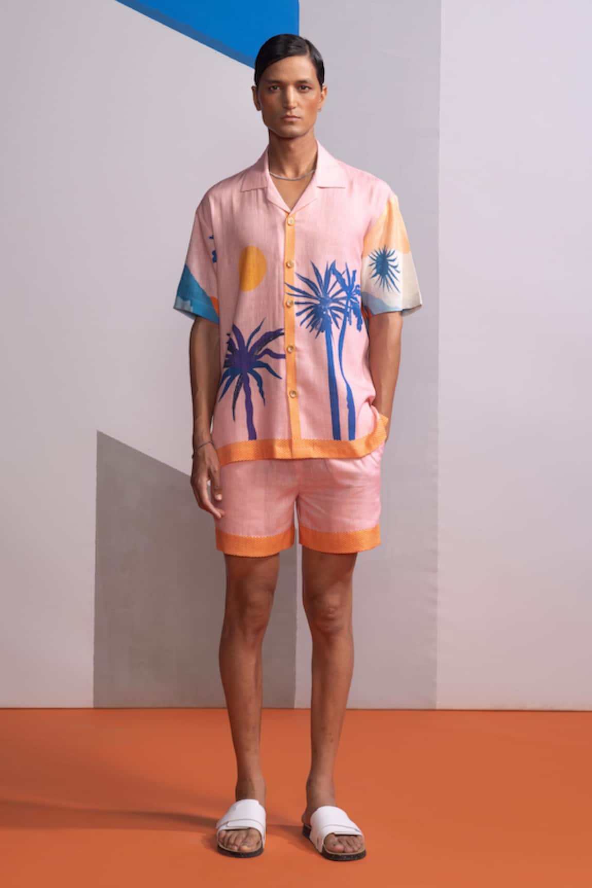 Nautanky Cosmic Scape Shirt & Shorts Set 