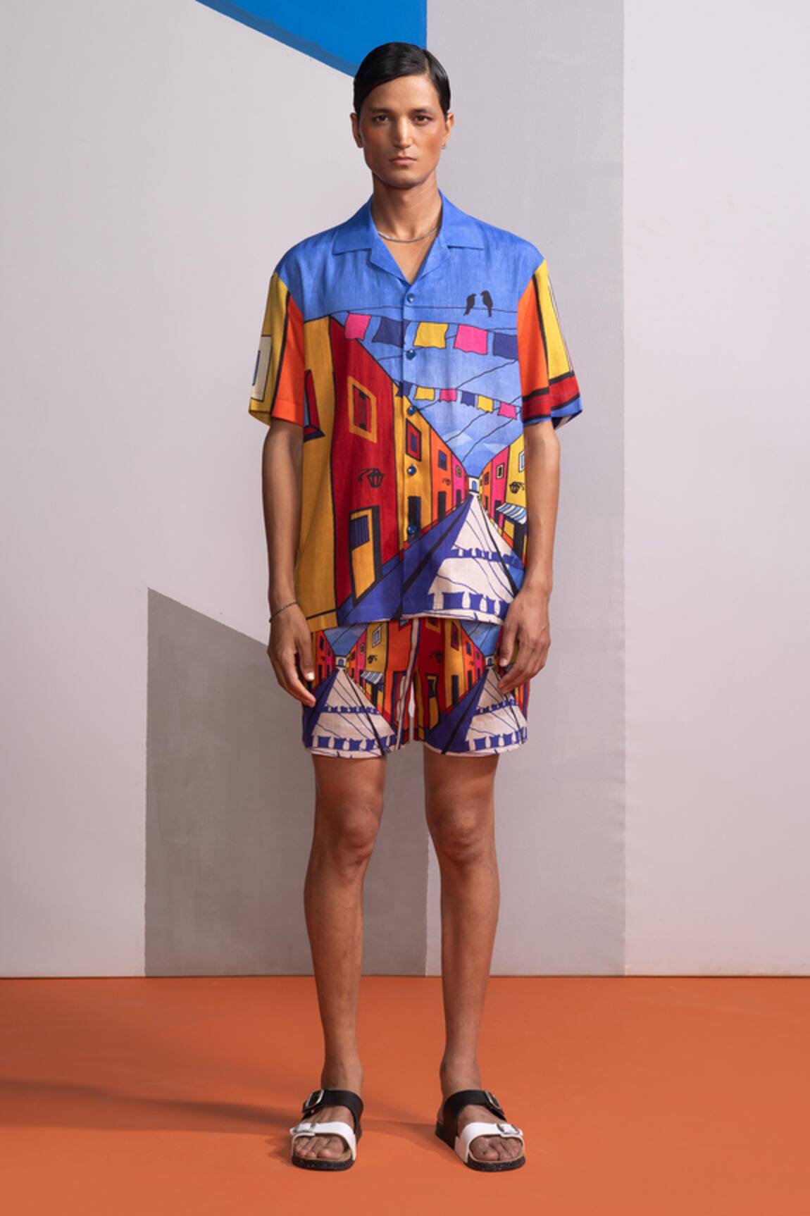 Nautanky China Town Shirt With Shorts 