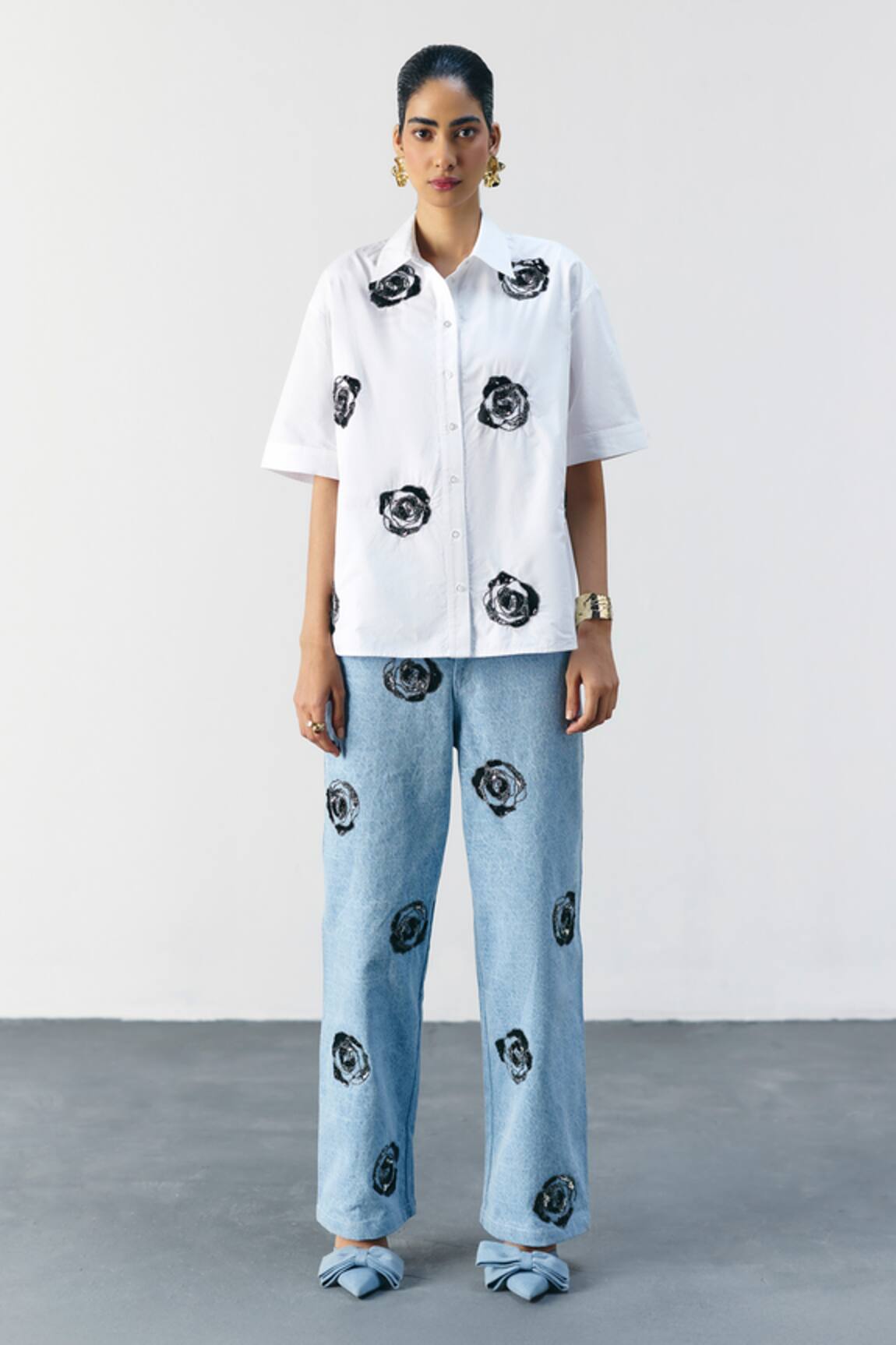 Mellowdrama Embellished Boxy Shirt 