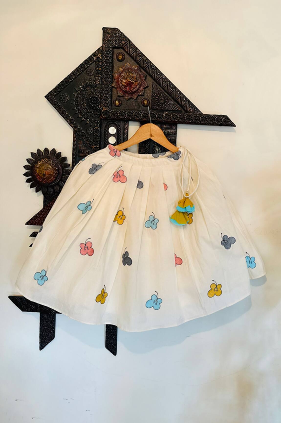 Rage Attire-Sweta Saria Resham Kora Kids Lehenga Set 