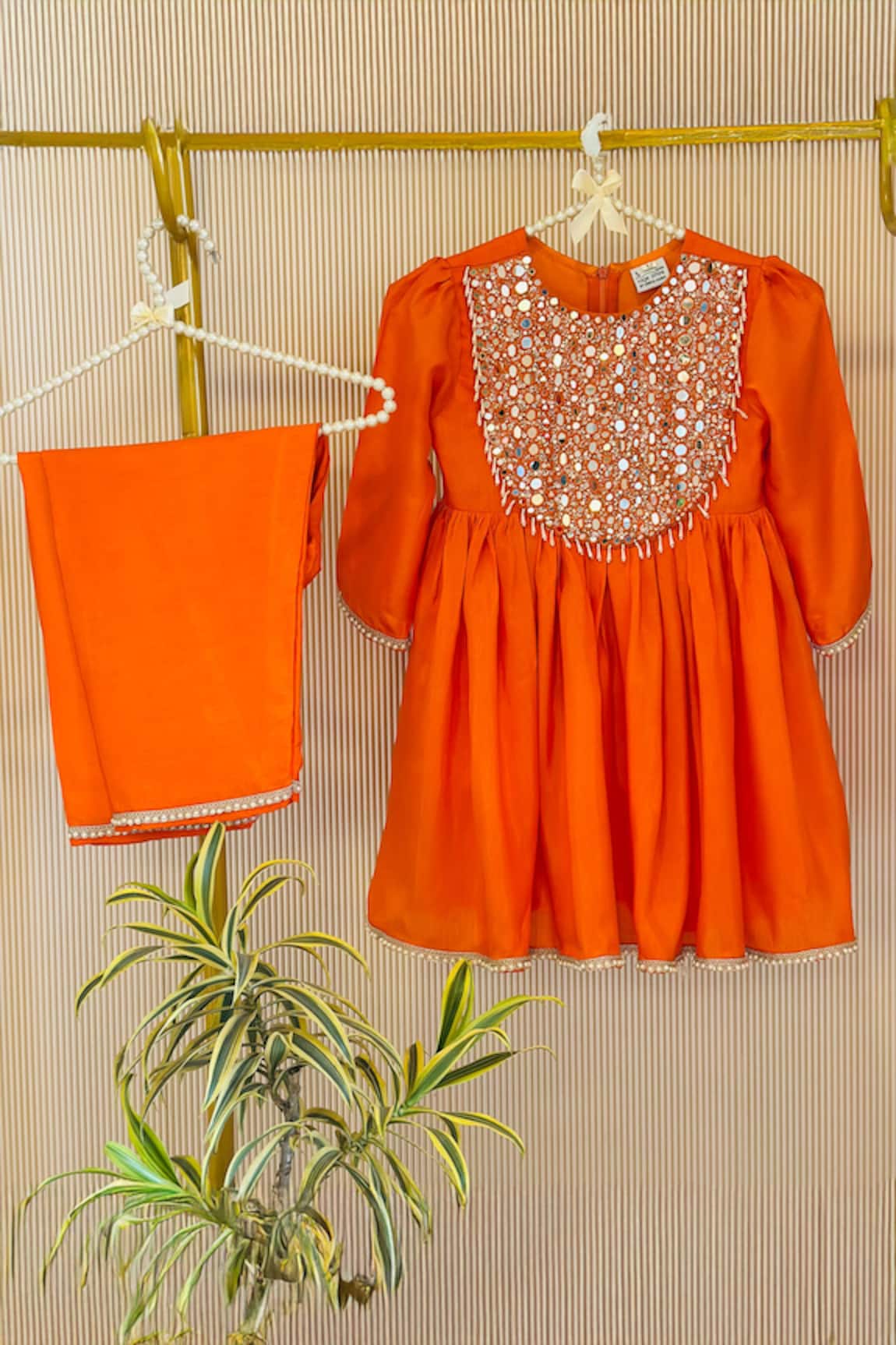 Rage Attire-Sweta Saria Mirror Work Anarkali Set 
