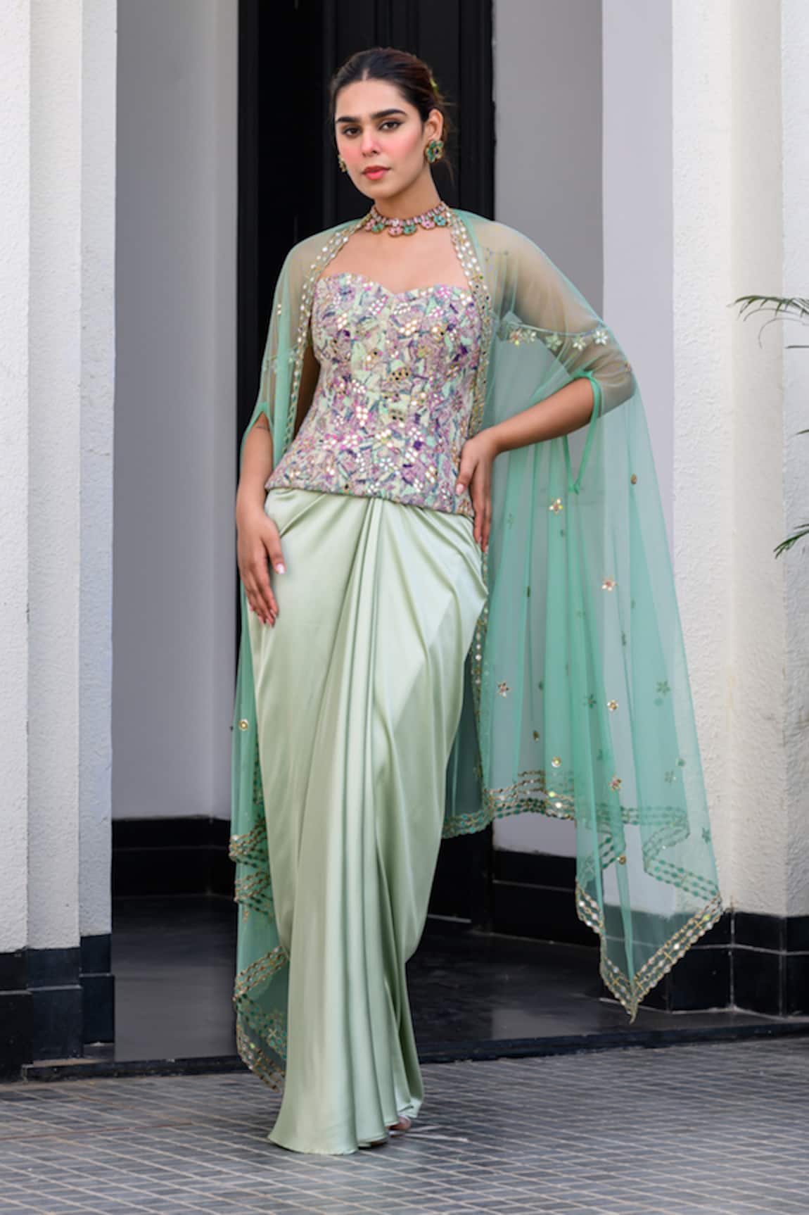 JUHI BENGANI Multi Colour Designer Kurta Set 