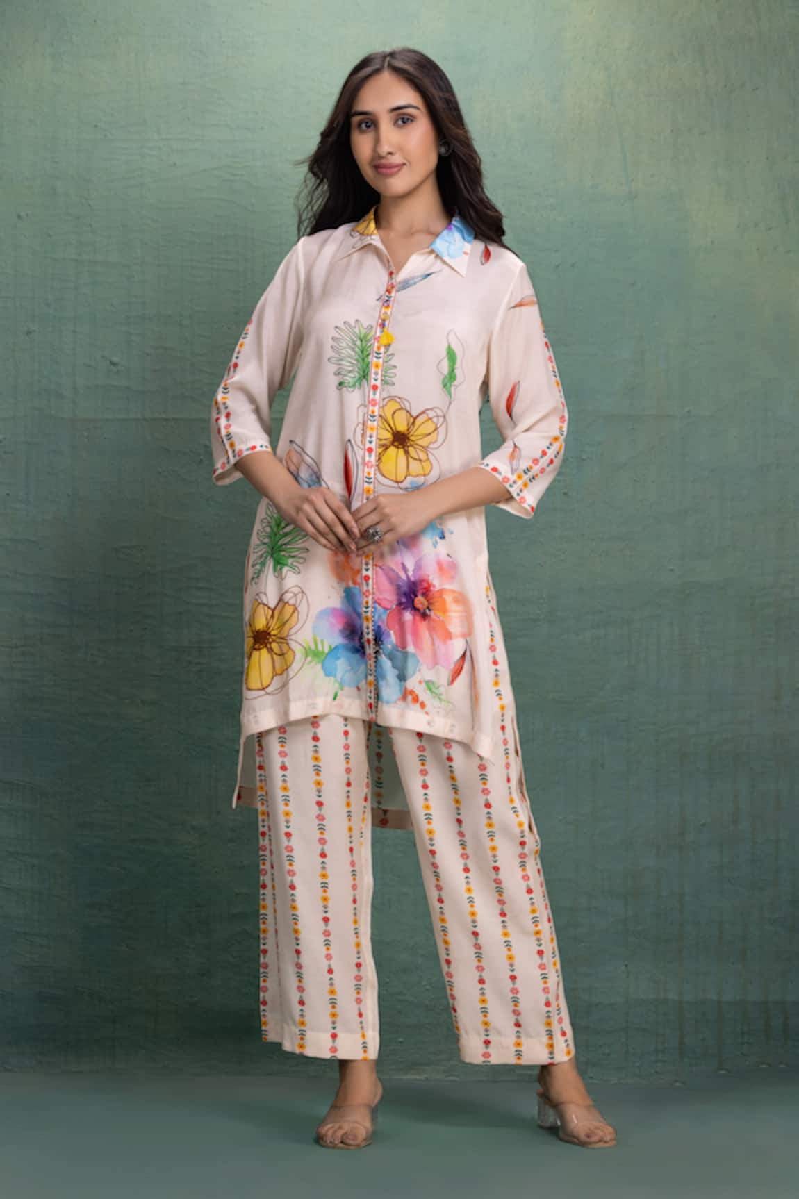 Kahani Lush Digital Print Kurta & Pant Set 