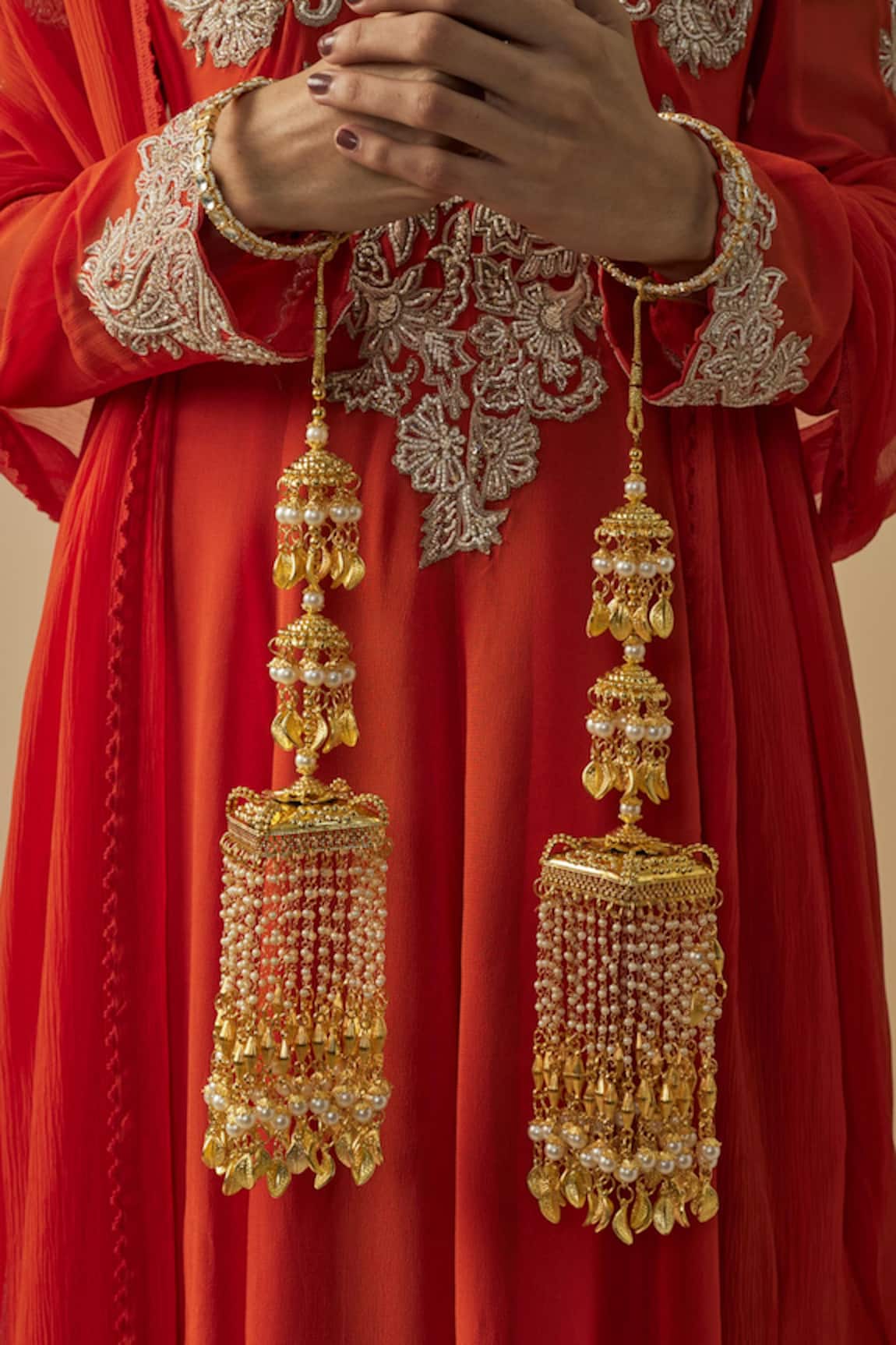 VIVINIA by Vidhi Mehra Designer Gold Kaleeras 