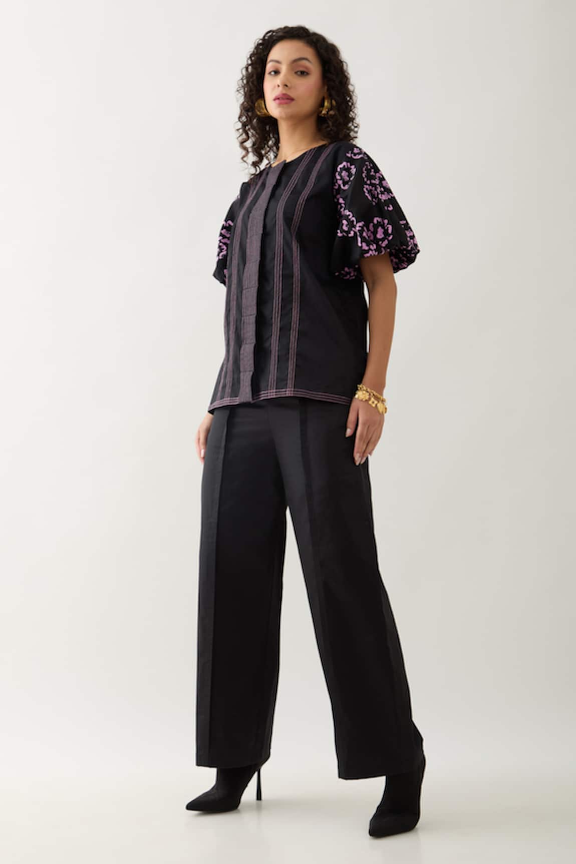 Son of A Noble Snob Paneled Cotton Satin Midi Skirt 