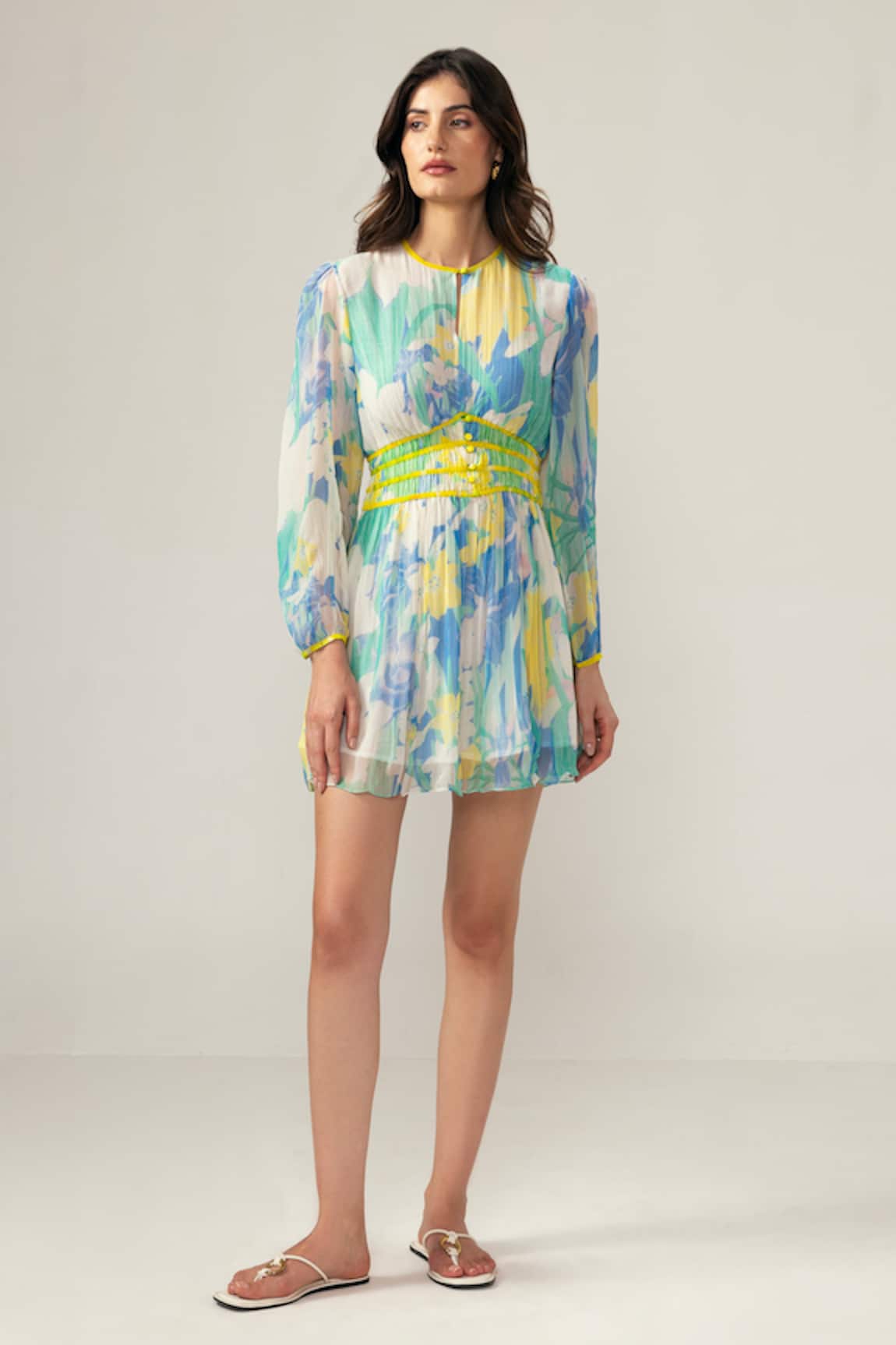 REENA SHARMA Nora Short Dress 