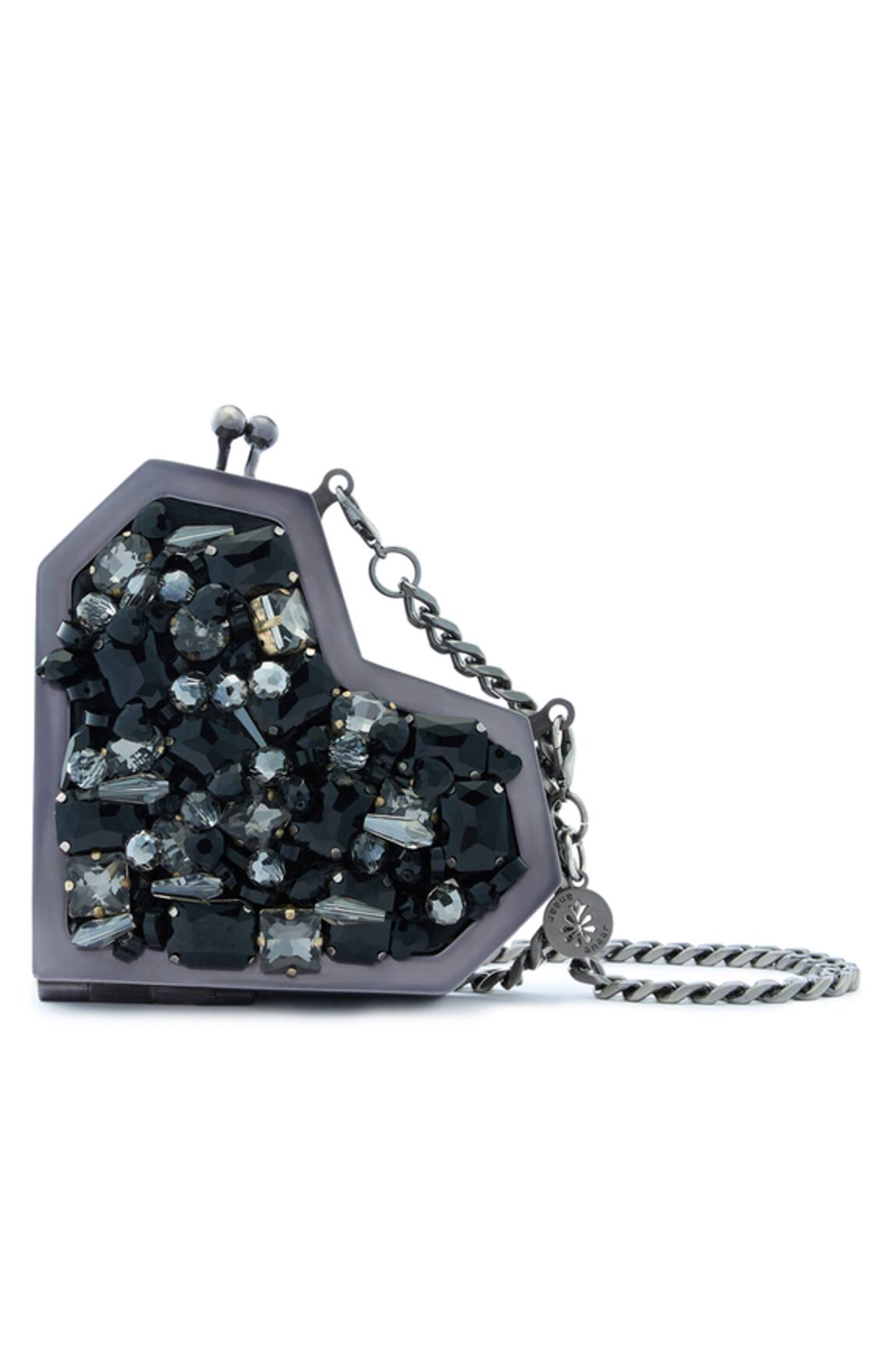 Anaar Heart Shaped Designer Clutch 