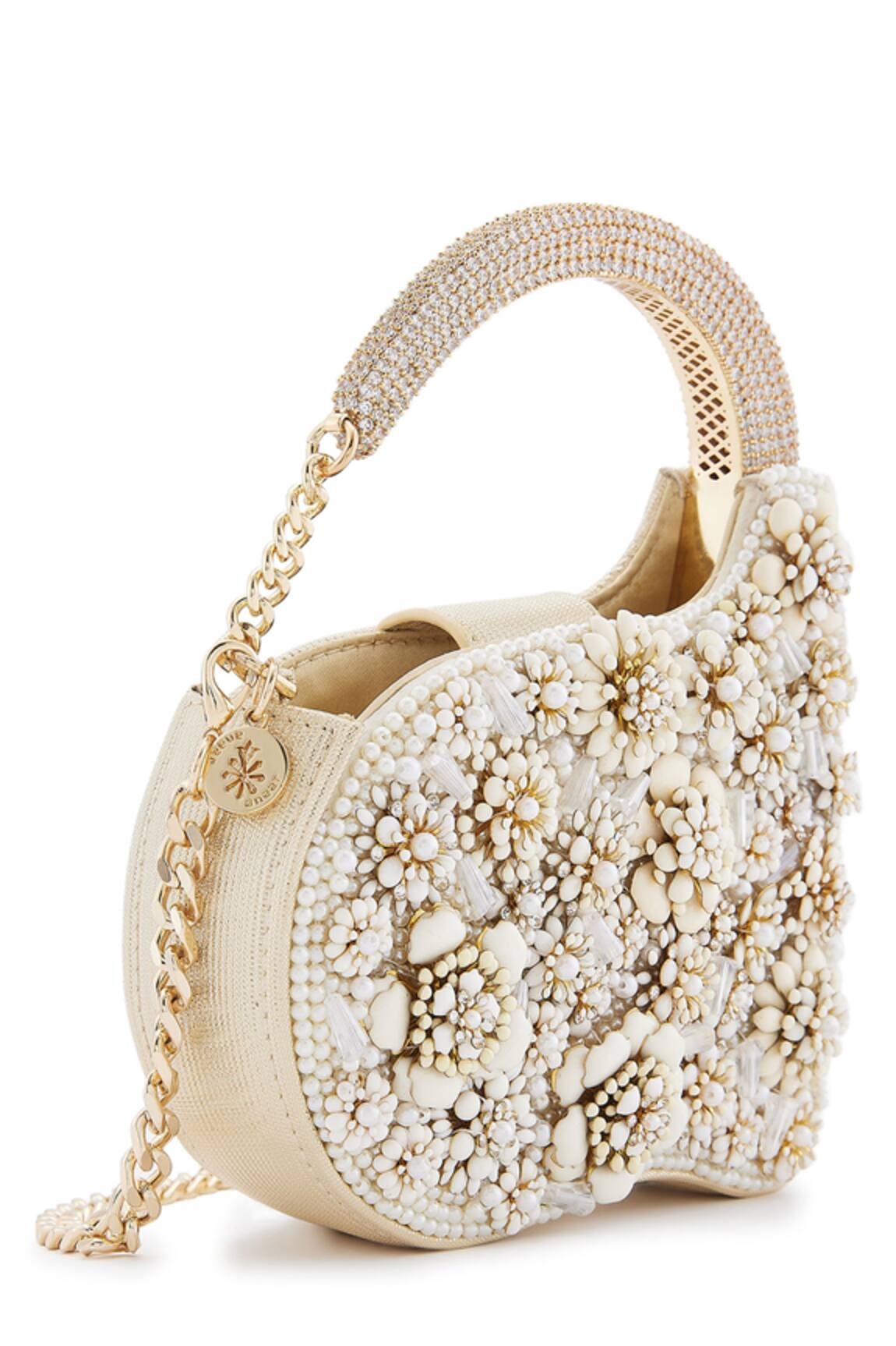 Anaar Swan Annette Floral Clutch 