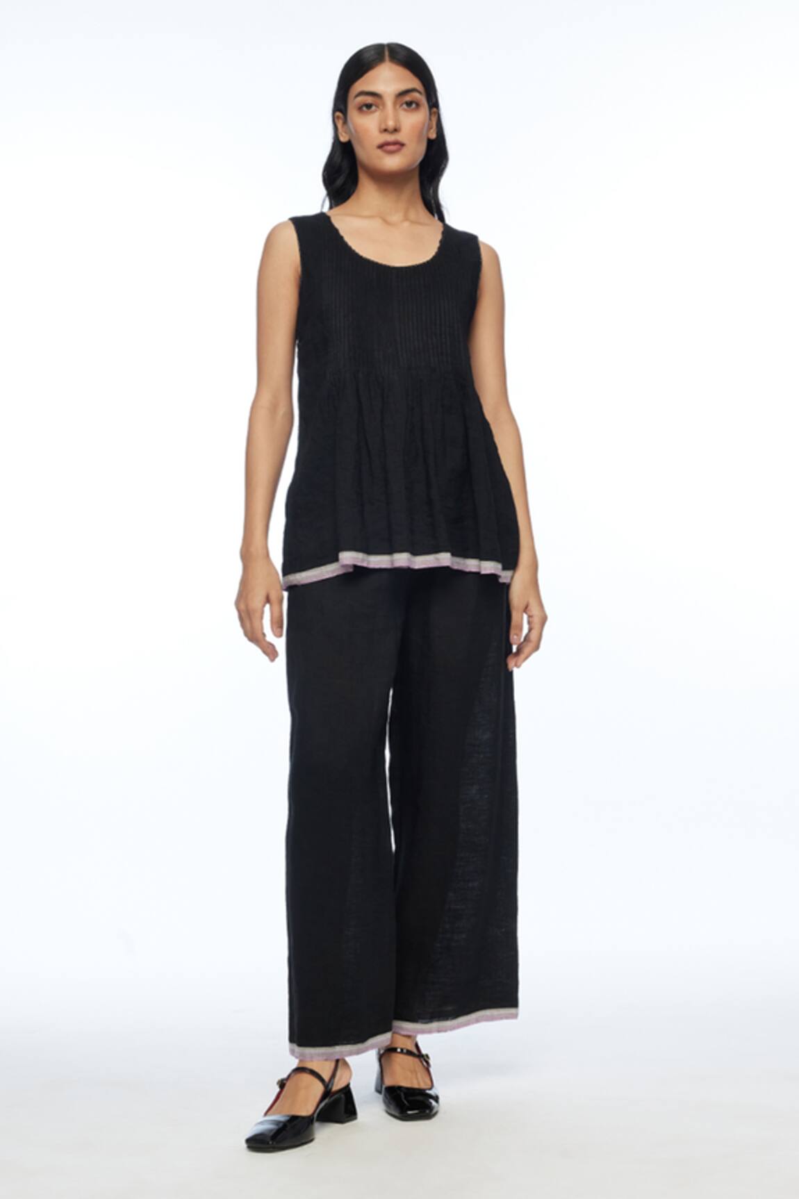Payal Pratap Davurica Pintuck Camisole Top 