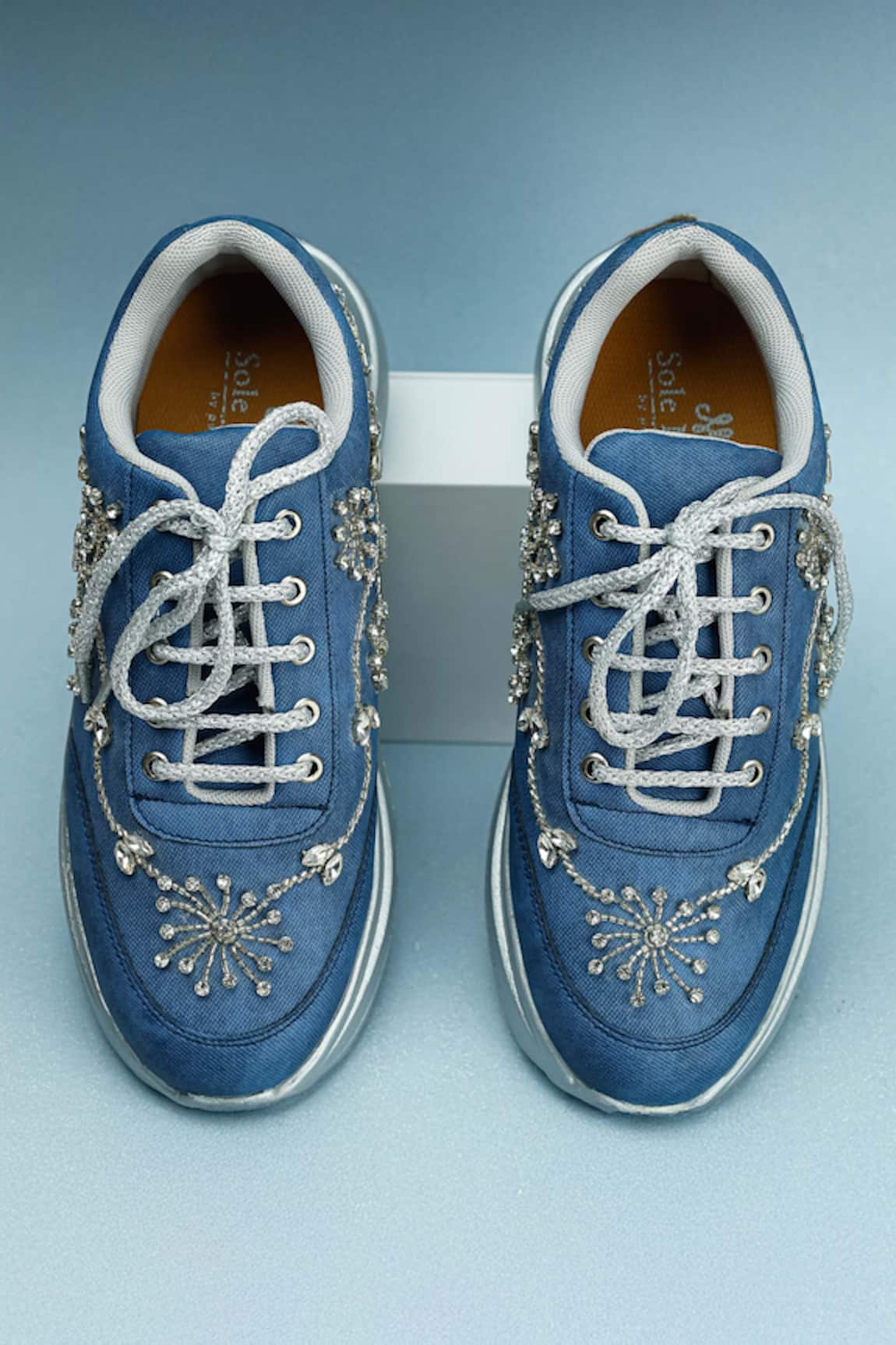 Sole Mates by Palak Designer Denim Sneakers  
