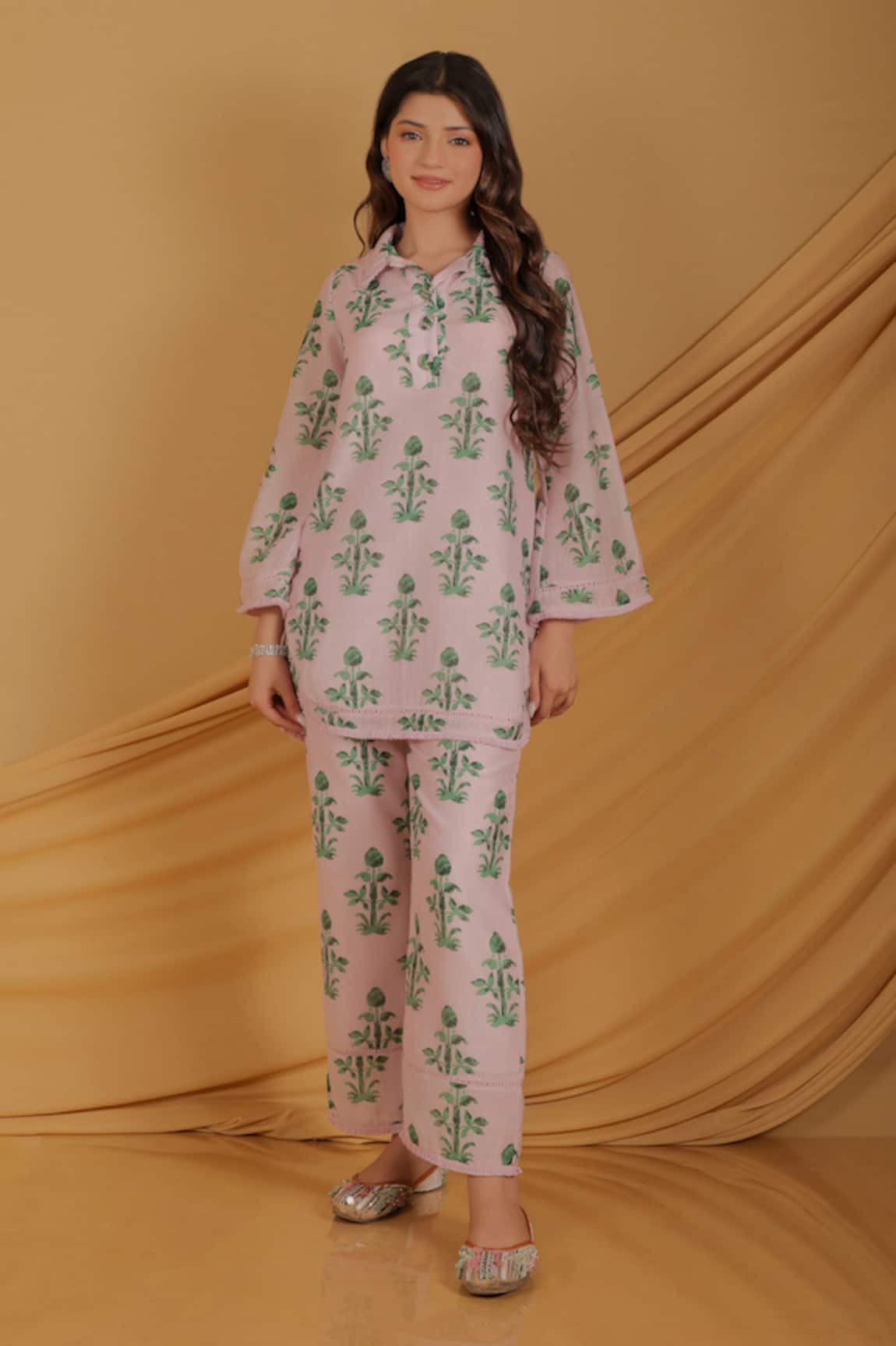 Grass & Sunshine Rosebud Garden Co-ord Set 