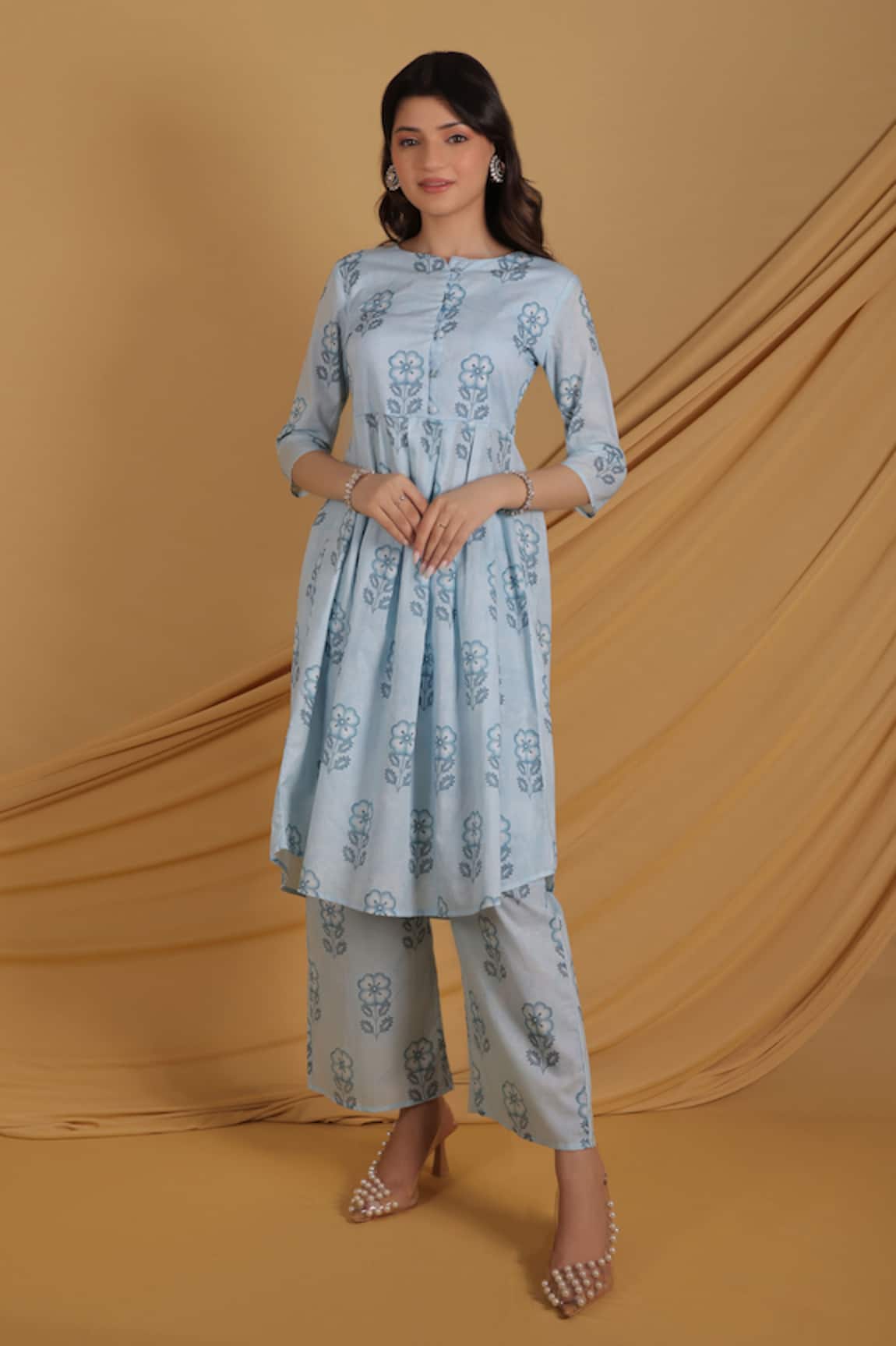 Grass & Sunshine Dainty Floral Co-ord Set 
