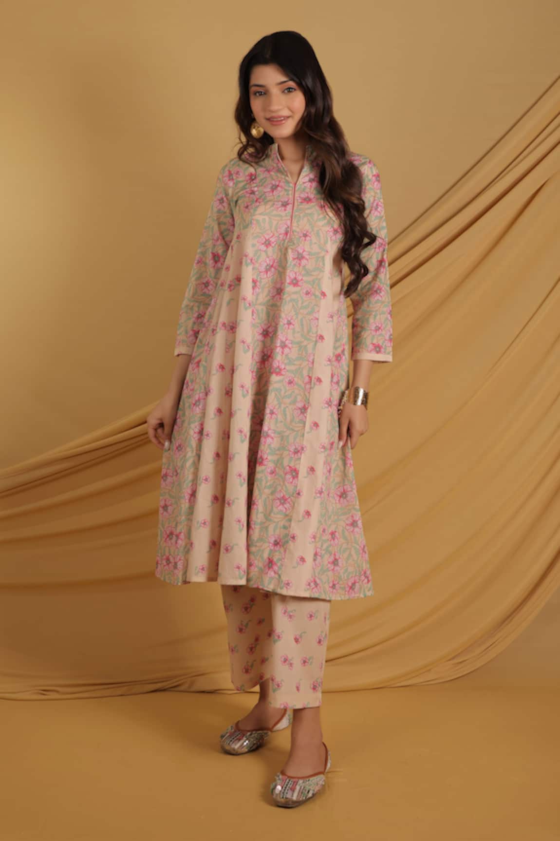 Grass & Sunshine Spring Meadow Kurta & Pant Set 