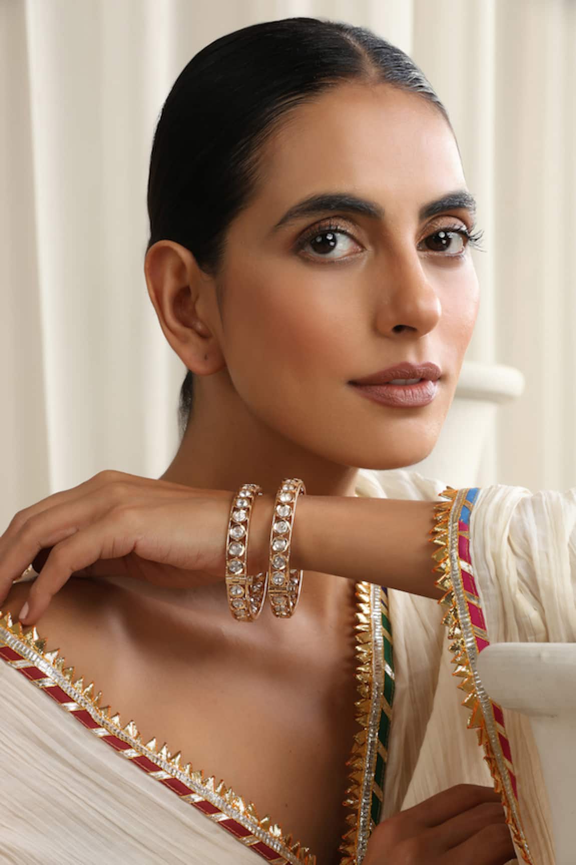 Swabhimann Embellished Polki Bangles 