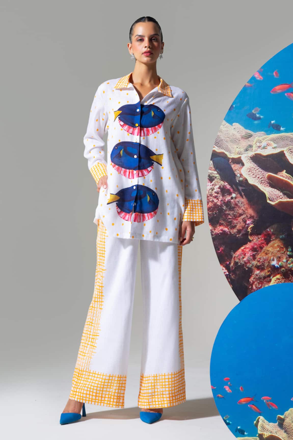 Nautanky Designer Baited Breath Shirt & Pant Set 