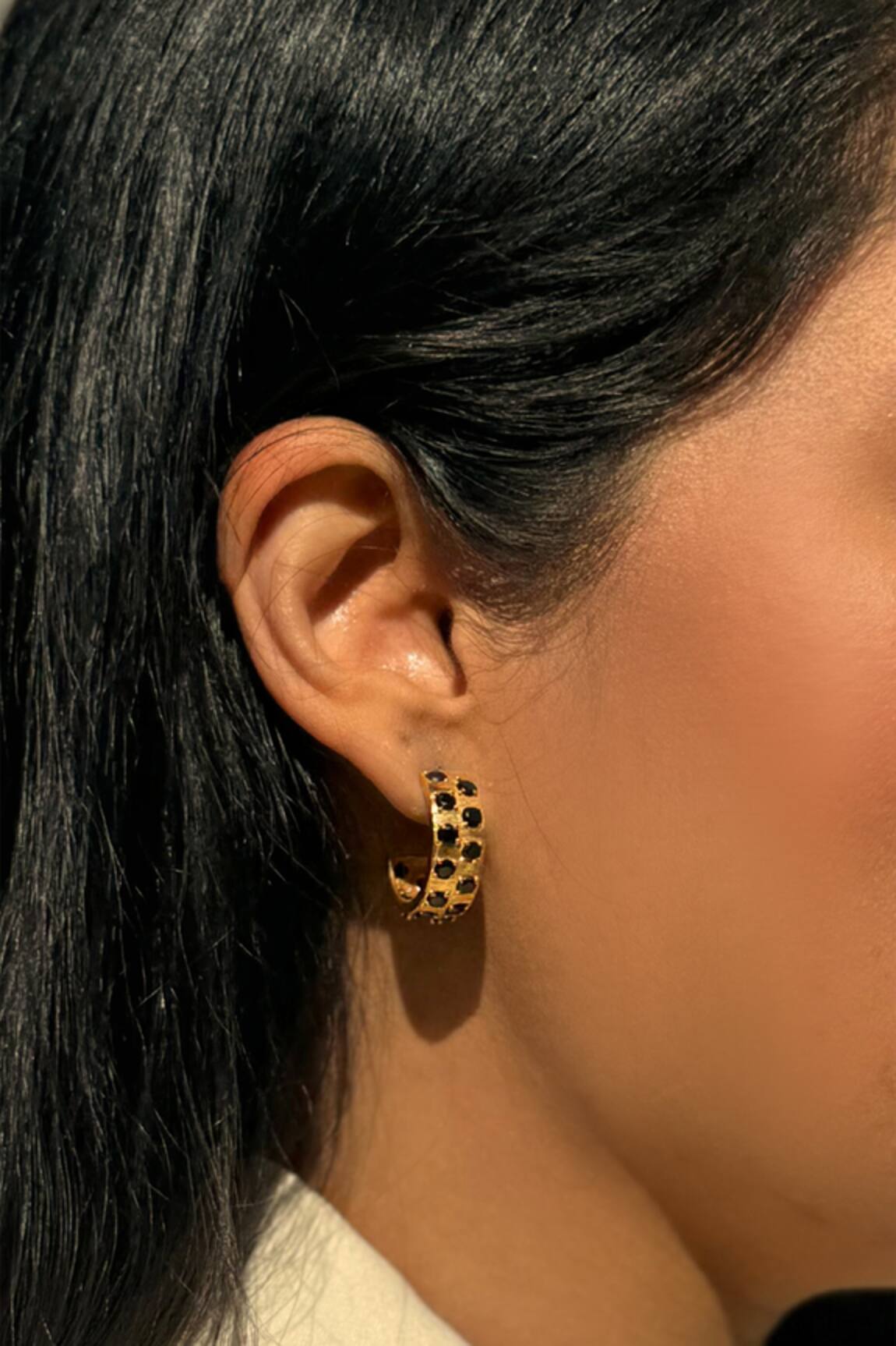 MAALICIOUS JEWELRY Dalmation Hoops 