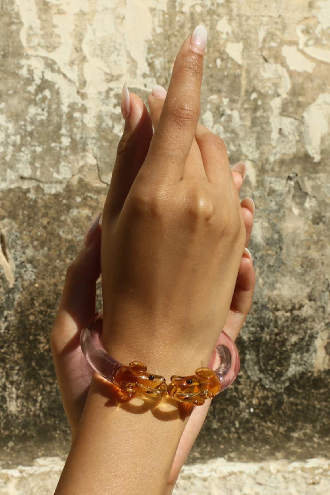 MAALICIOUS JEWELRY Elephant Glass Bangle 