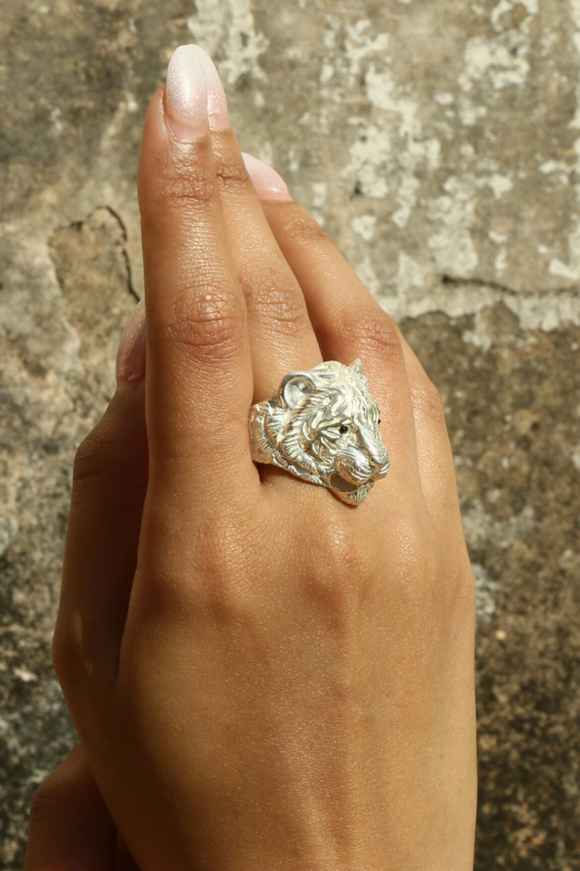 MAALICIOUS JEWELRY Huli Tiger Silver Ring 