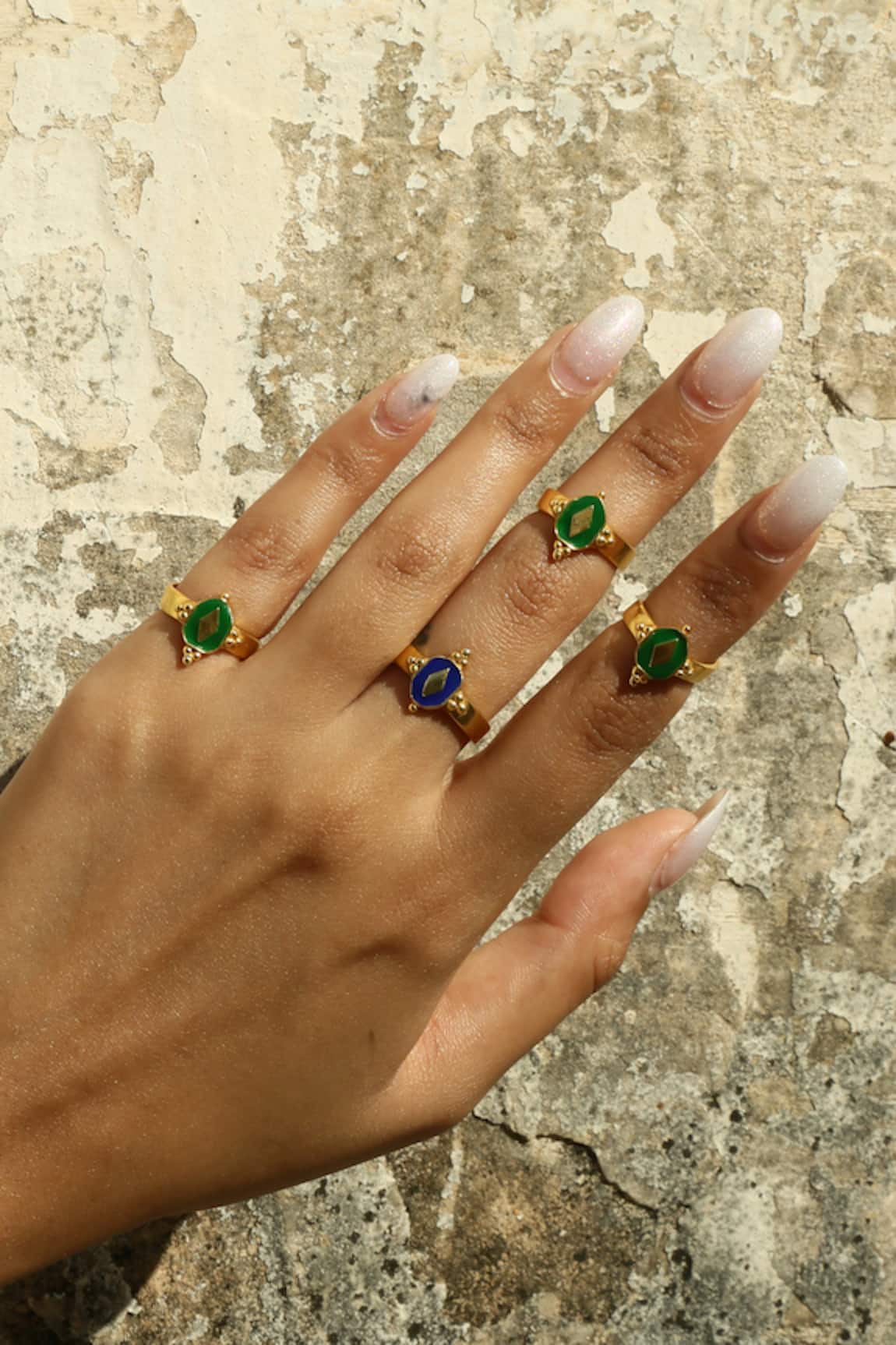 MAALICIOUS JEWELRY Hot Pot Blue Ring 