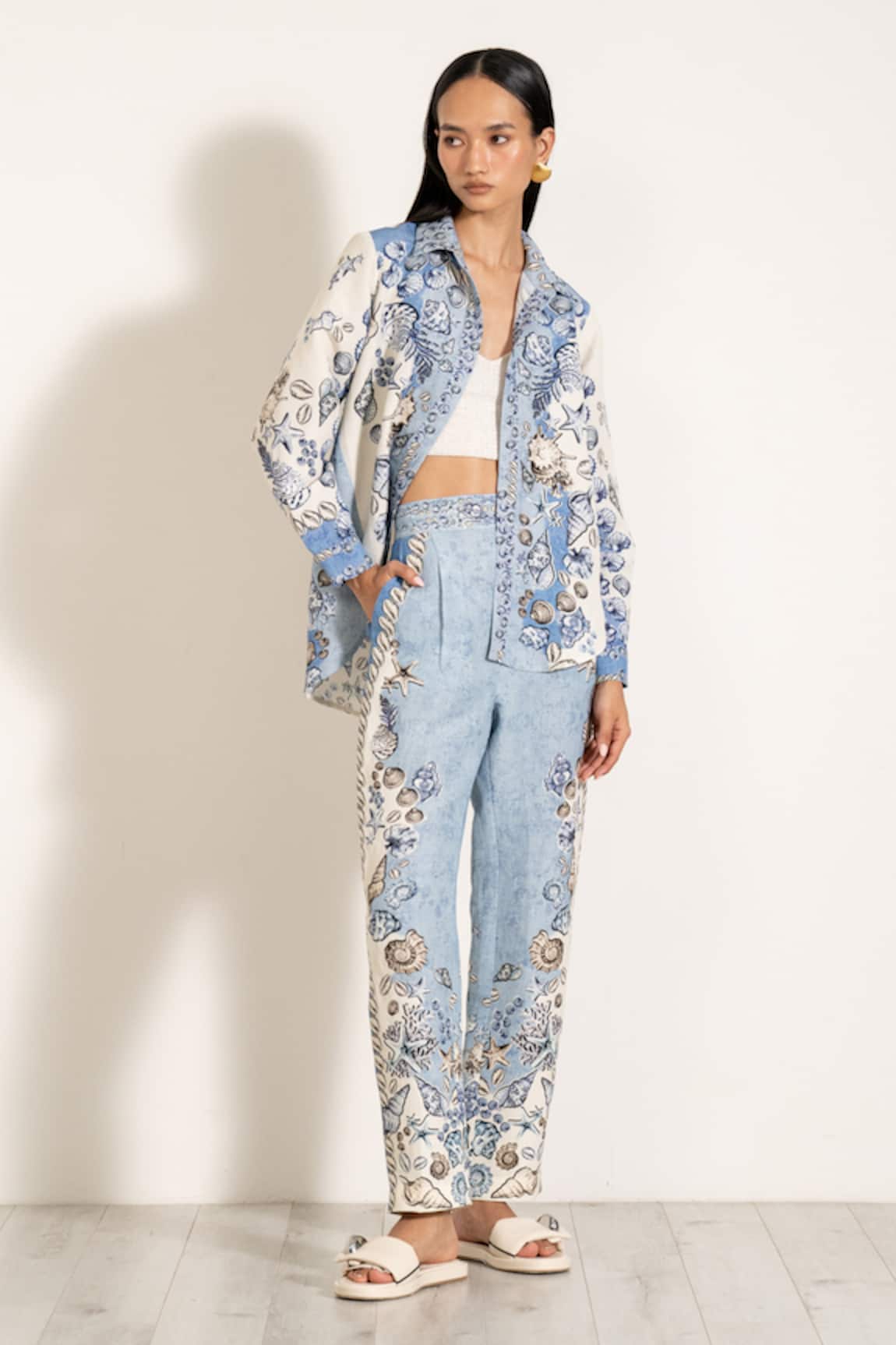 RANNA GILL Luna Button Down Shirt 